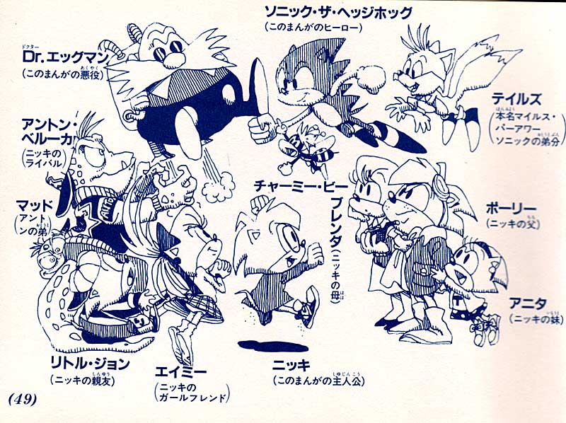 Sonic the Hedgehog manga cover
