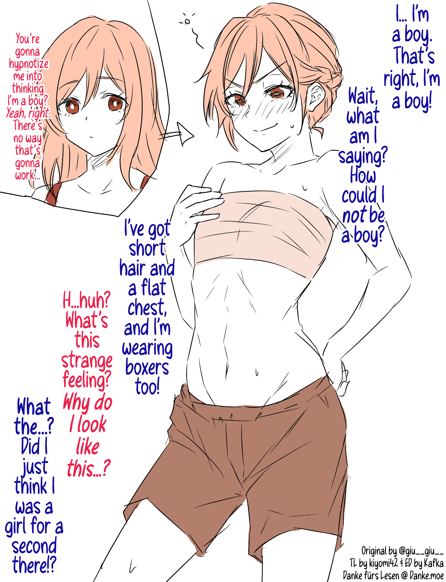A Girl Who Was Hypnotized Into Thinking Shes a Boy manga cover