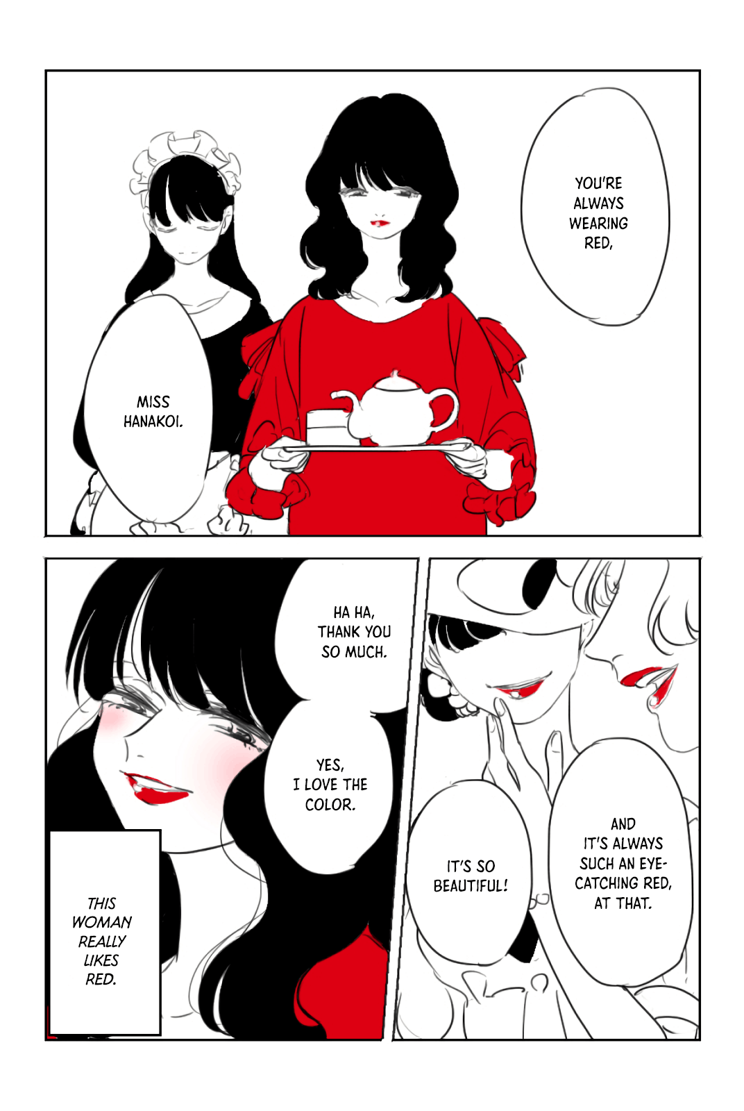 Because you are a Red Rose manga cover