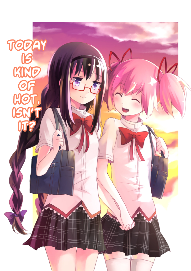 Mahou Shoujo Madoka★Magica - Nanka Kyou wa Attsui ne (Doujinshi) manga cover
