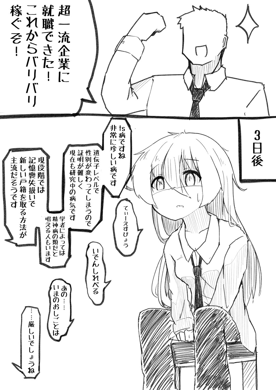 Iroiro Ushinatta TS Ko. manga cover
