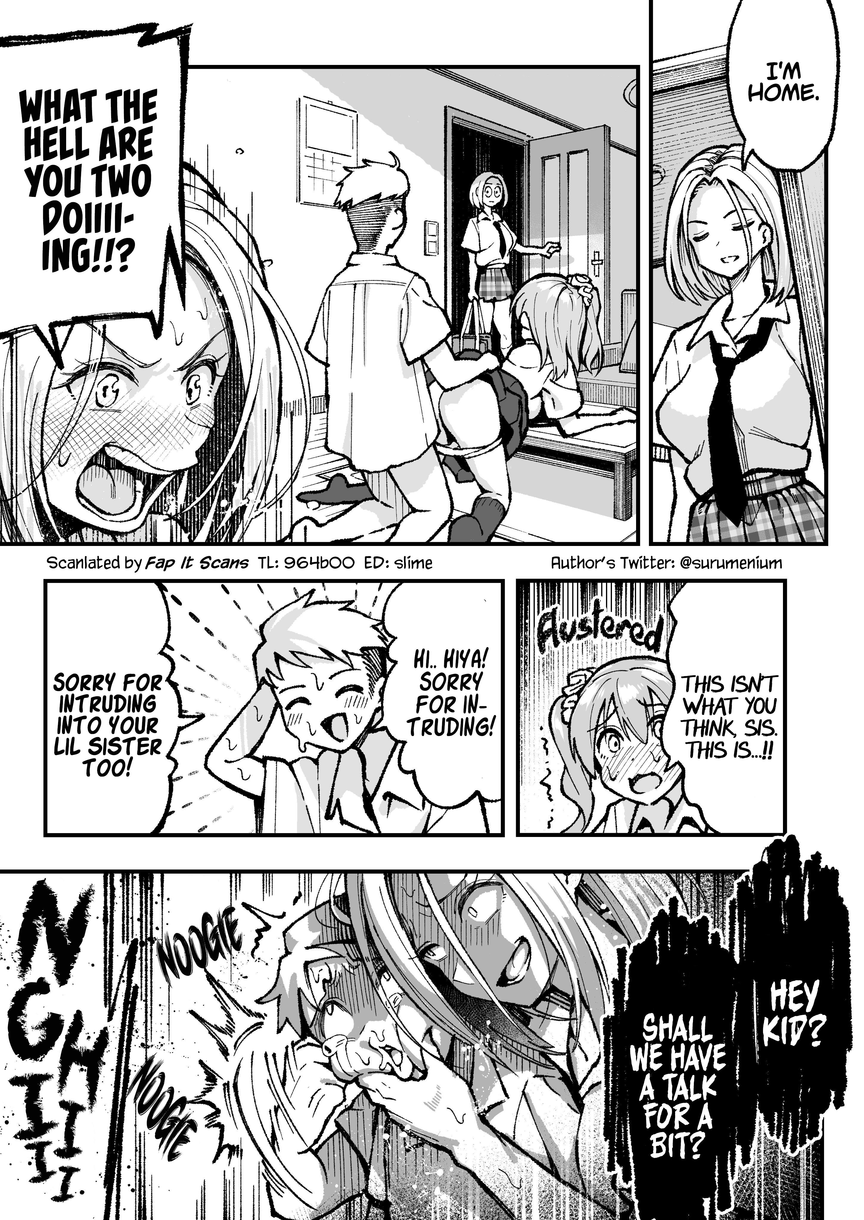 The Older Sister Lectures the Boyfriend Who Was Trying to Have Obscene Sex With Her Younger Sister manga cover