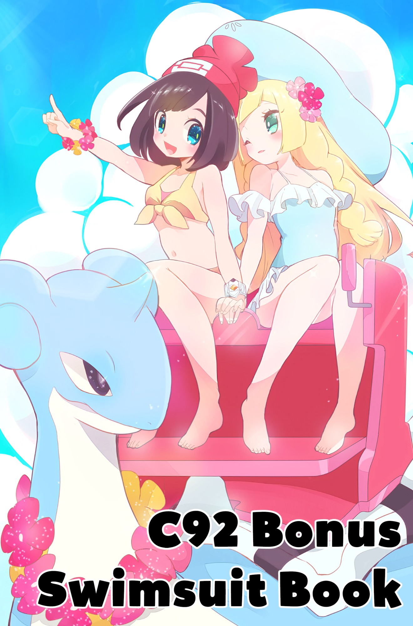 Pokémon Sun and Moon - C92 Bonus Swimsuit Book (Doujinshi) manga cover