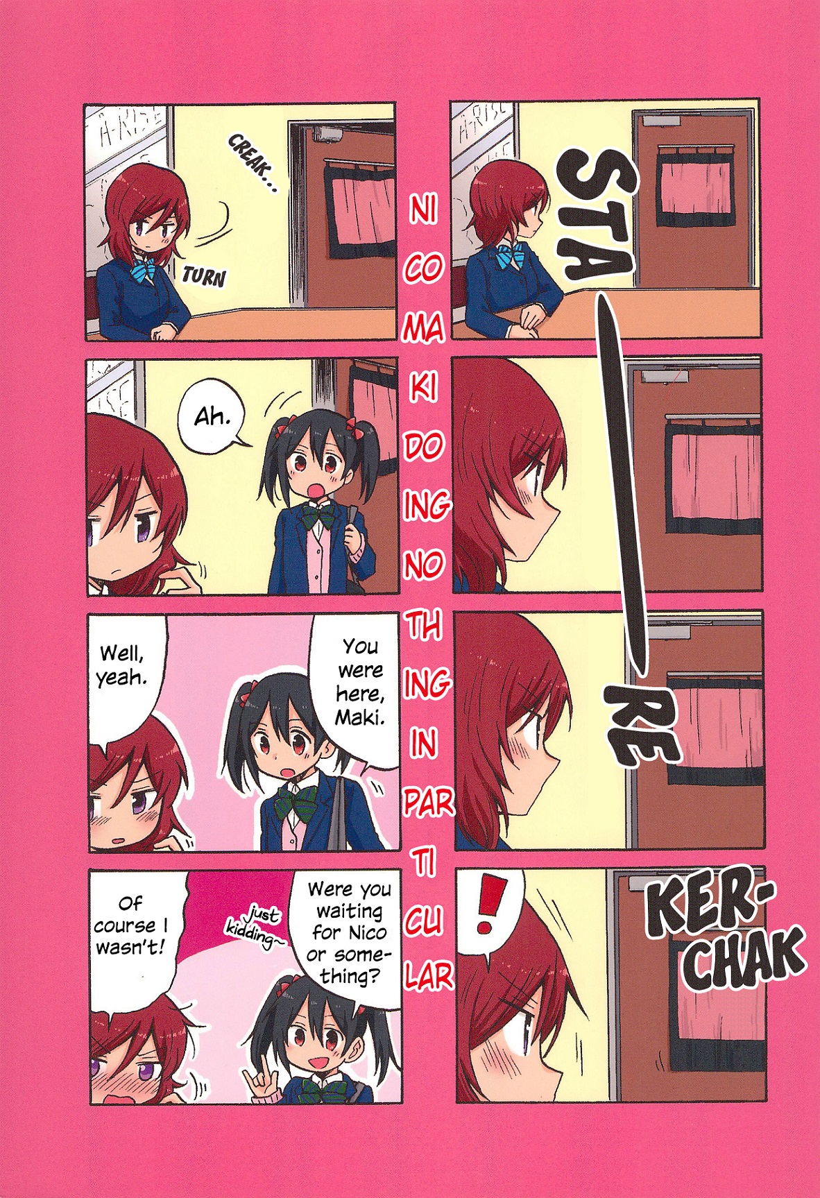 Love Live! - NicoMaki doing nothing in particular (Doujinshi) manga cover