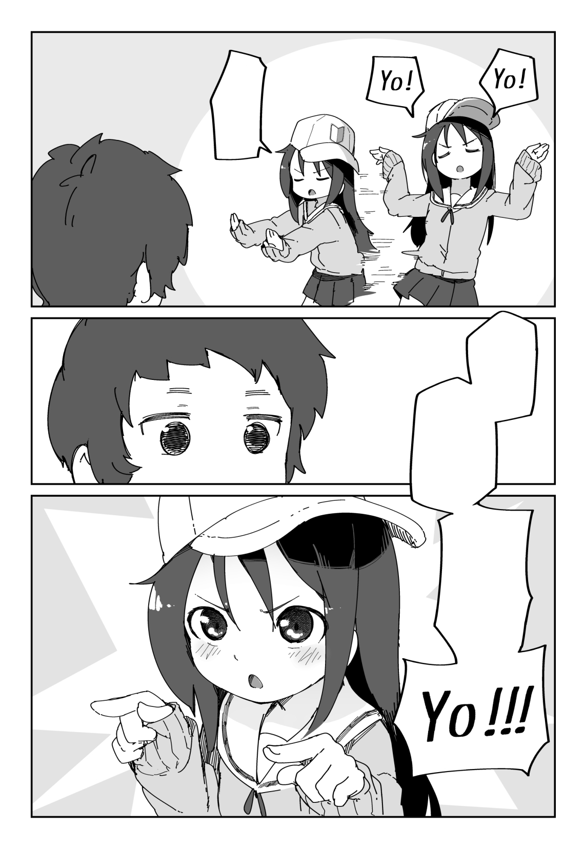 A Girl Who Confesses With Rap She Just Learned manga cover