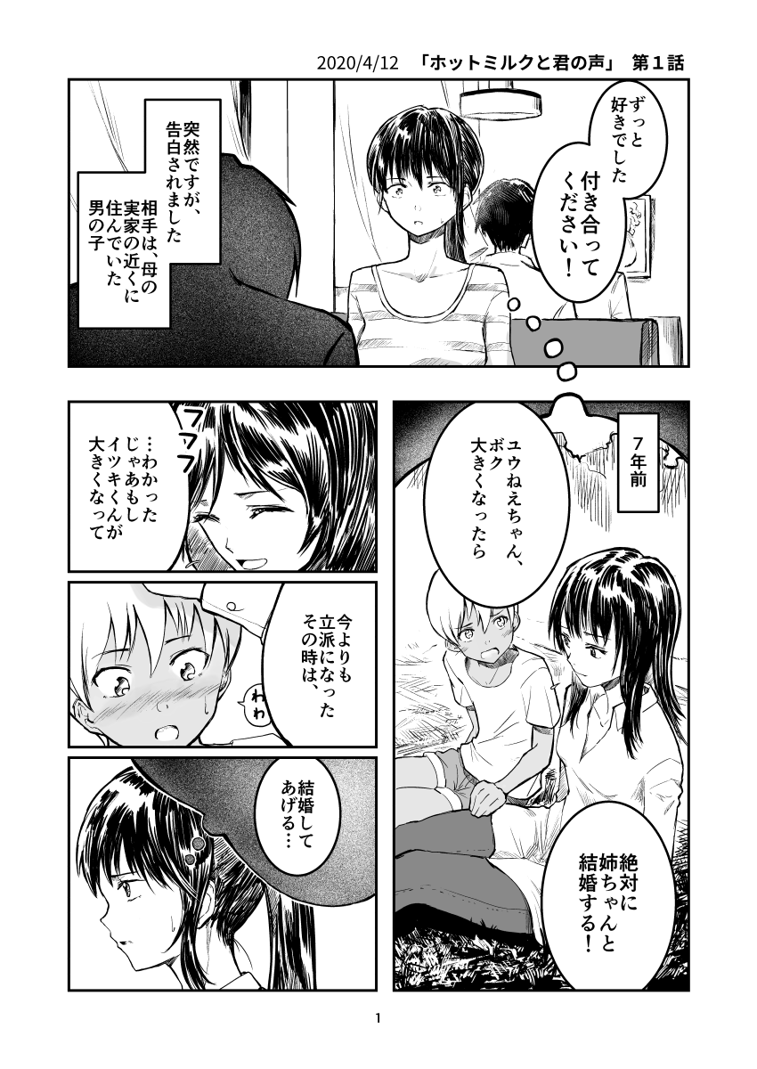 Hot Milk and Your Voice manga cover