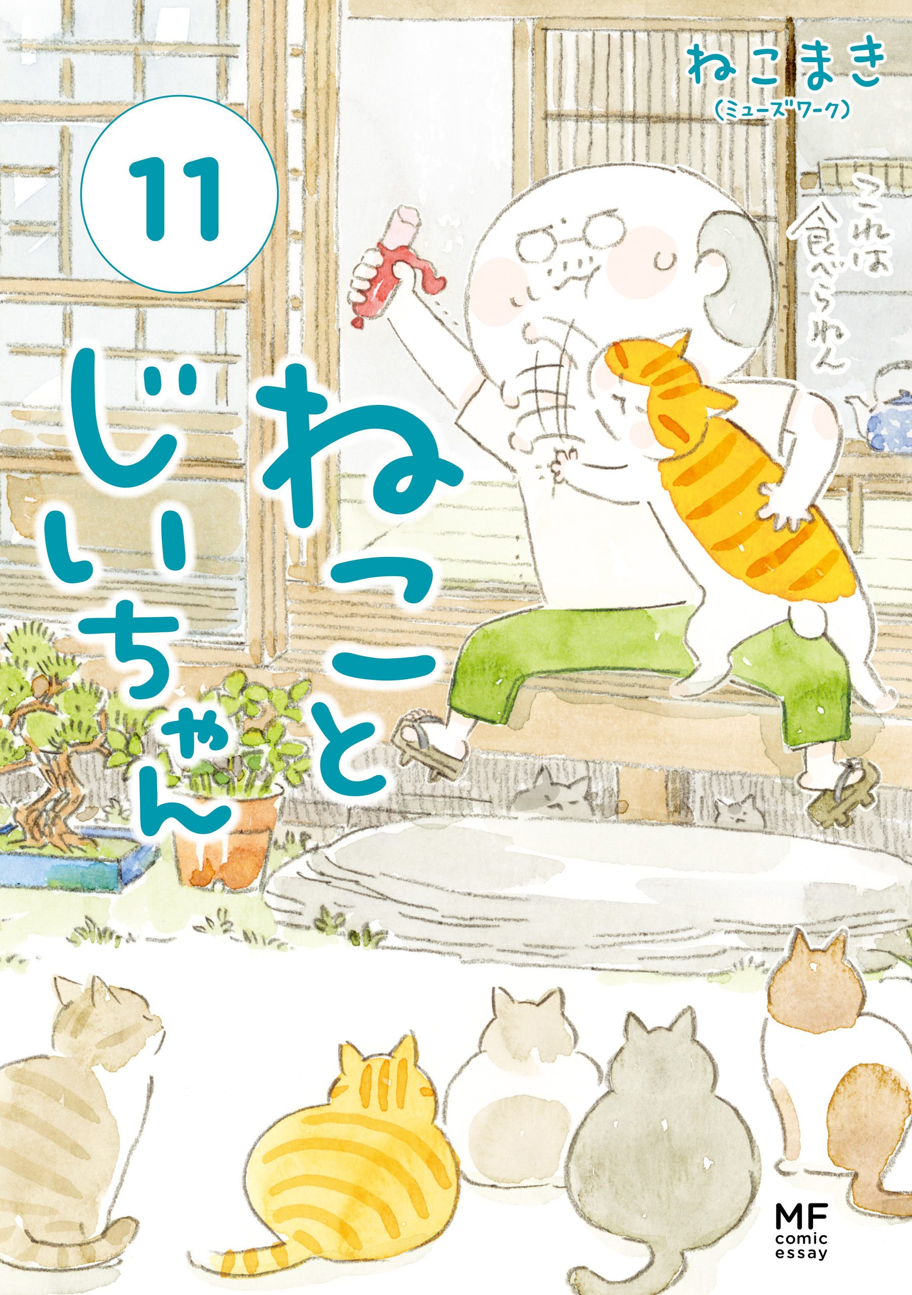 Cat and Grandpa manga cover