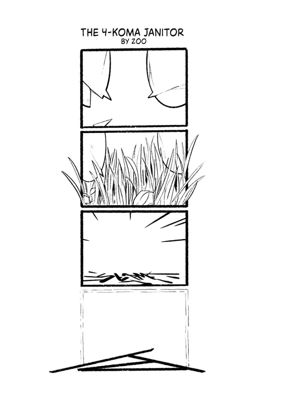 The 4-Koma Janitor manga cover
