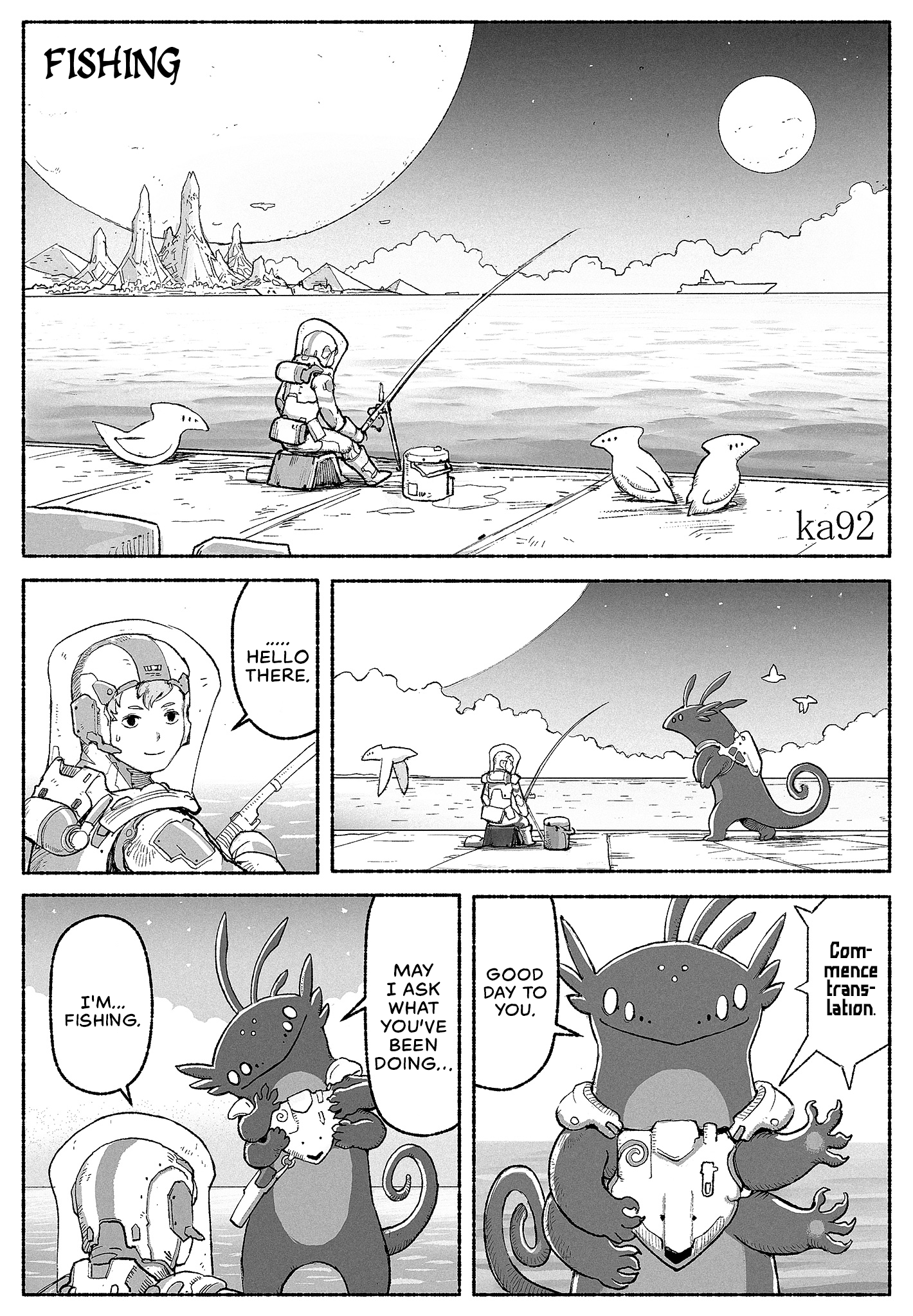 Fishing manga cover