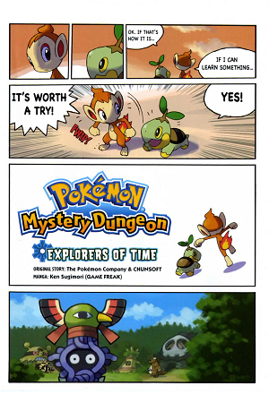 Pokémon Mystery Dungeon: Explorers of Time and Darkness manga cover