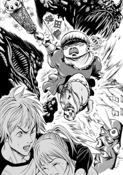 Magical Girl of the End vs Creature! vs Versus Earth manga cover