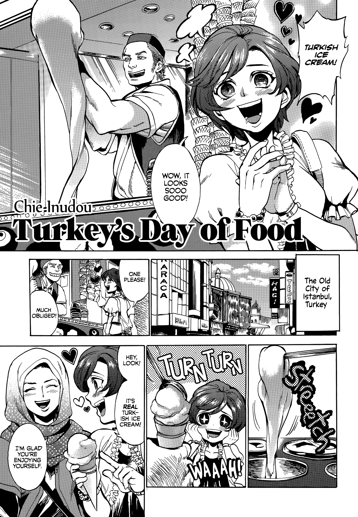 Turkeys Day of Food manga cover