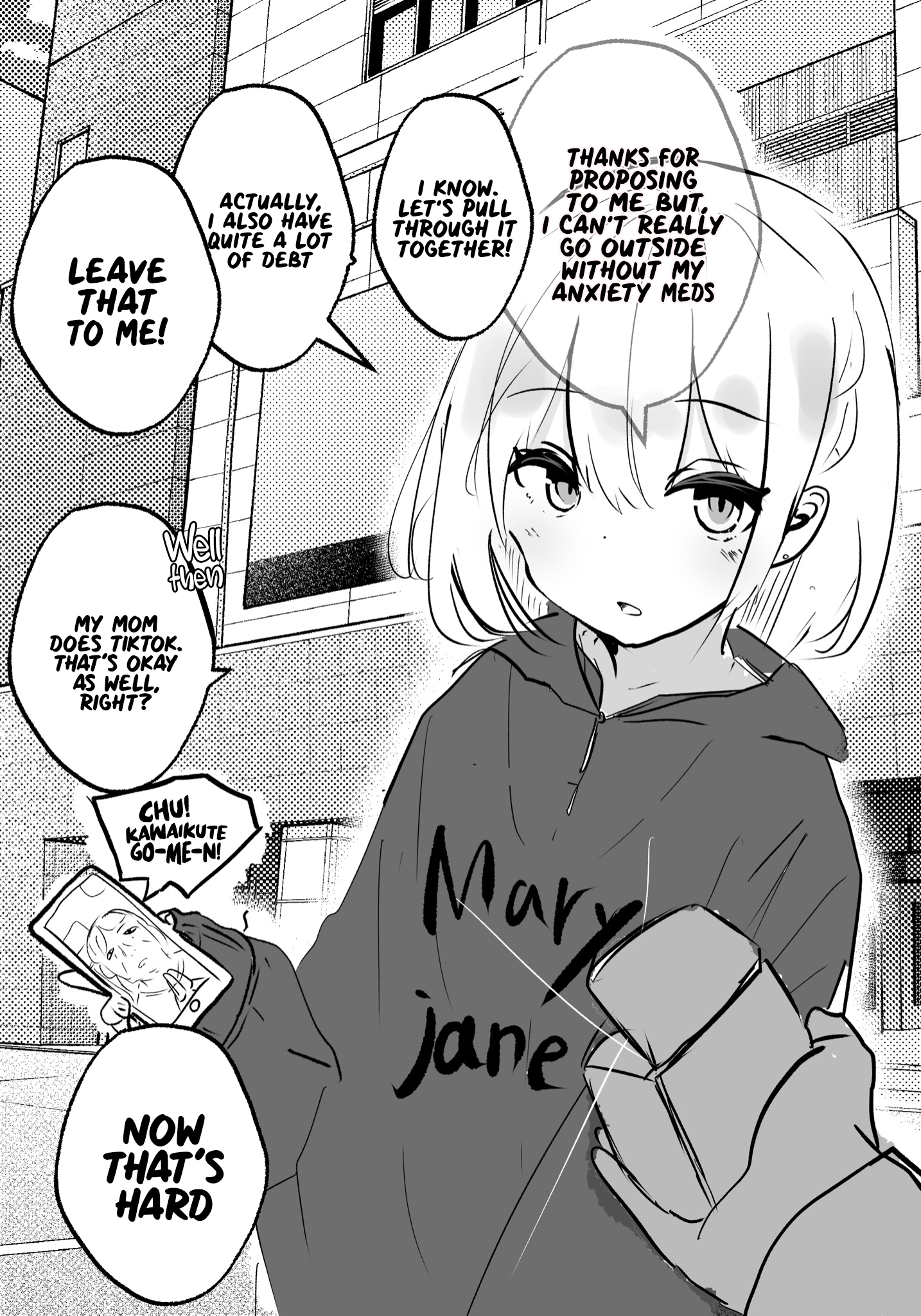 Story of a Discussion That Got Lost After the Proposal manga cover