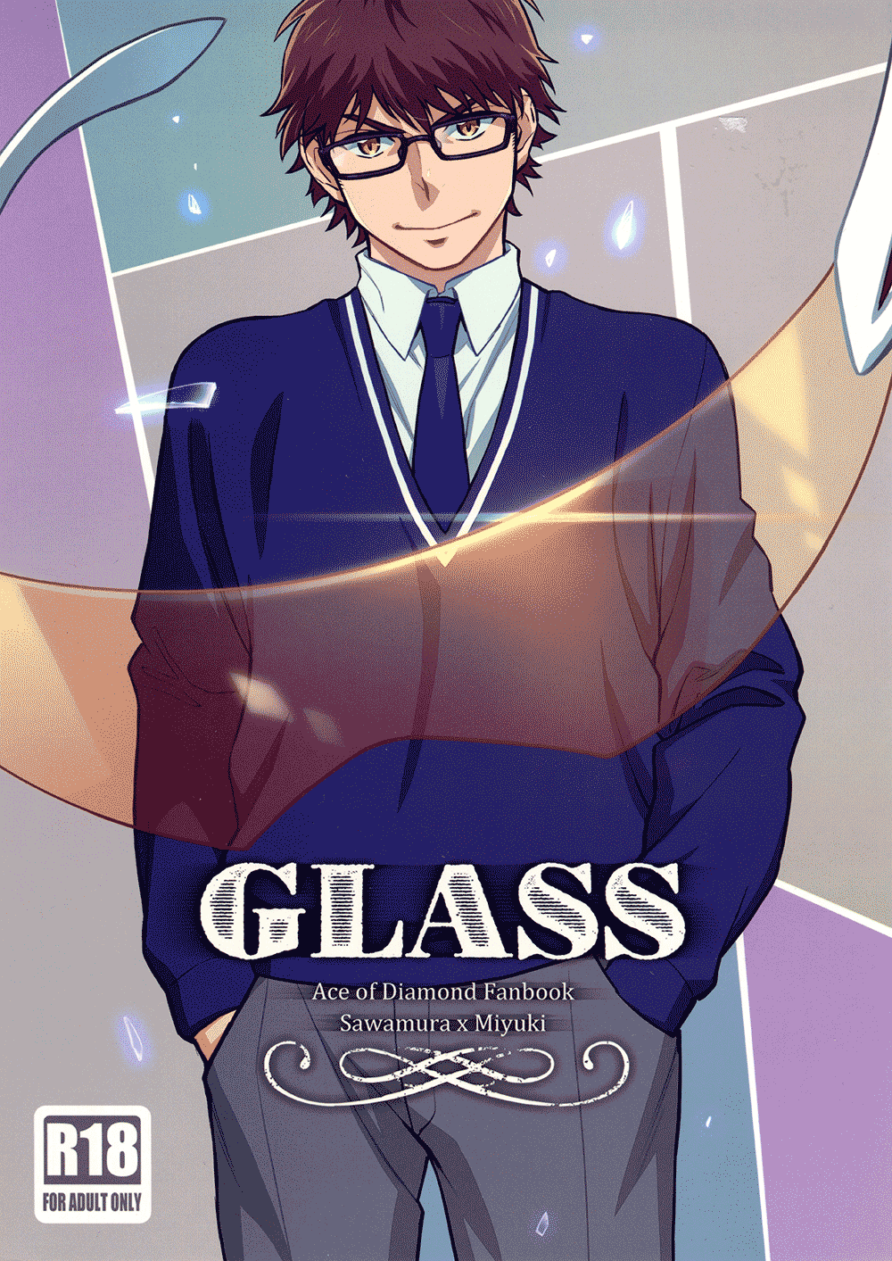 Diamond no Ace - GLASS (Doujinshi) manga cover