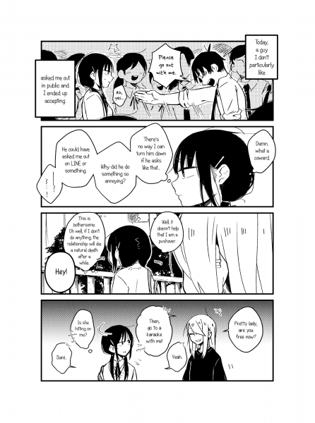 Girl Who Cant Say No manga cover
