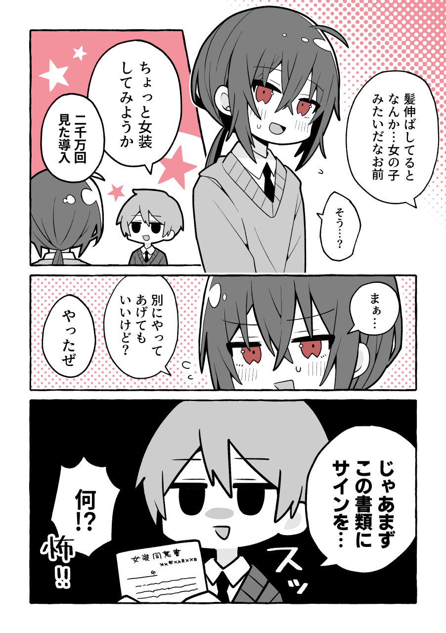 Crossdressing Consent Form manga cover