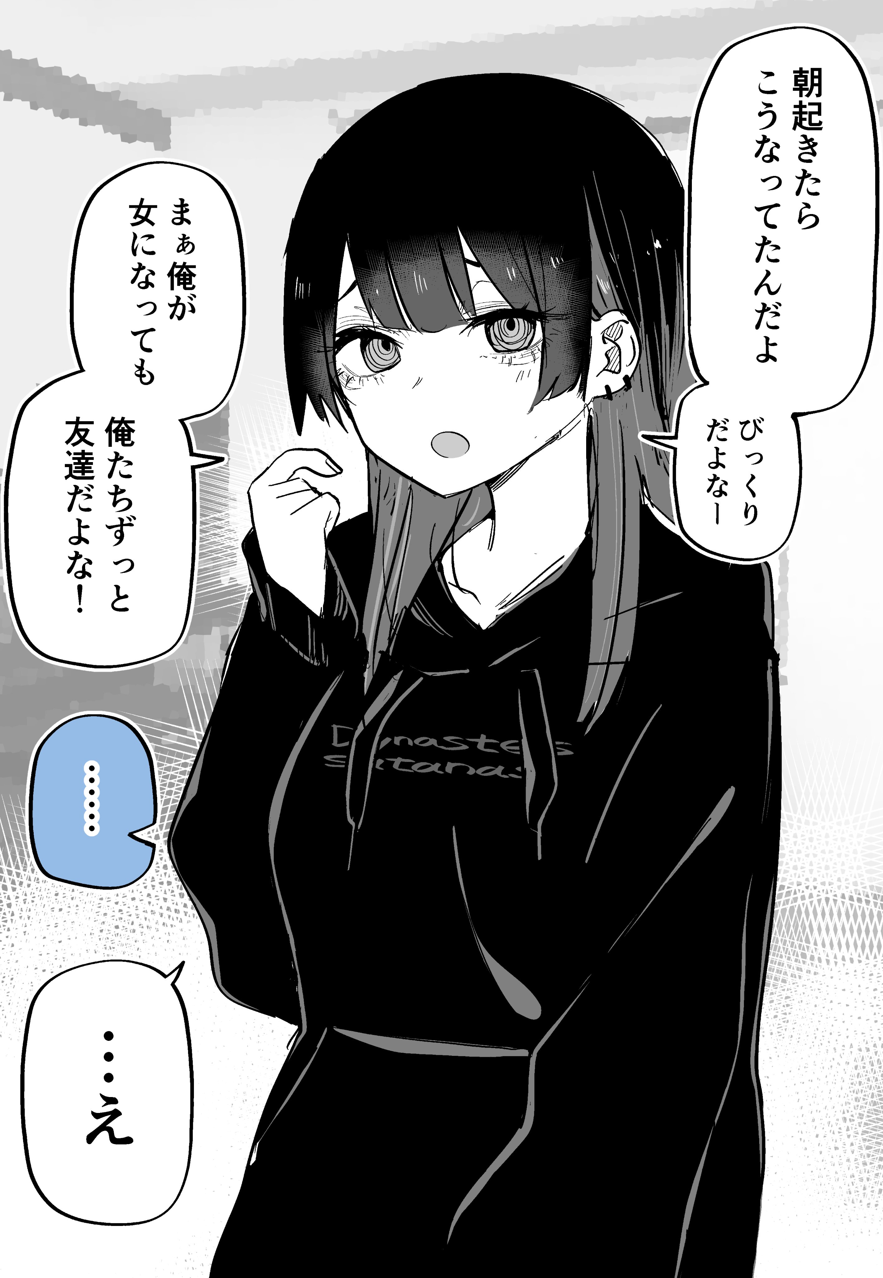 My TS Friend Is Sick and Adorable manga cover