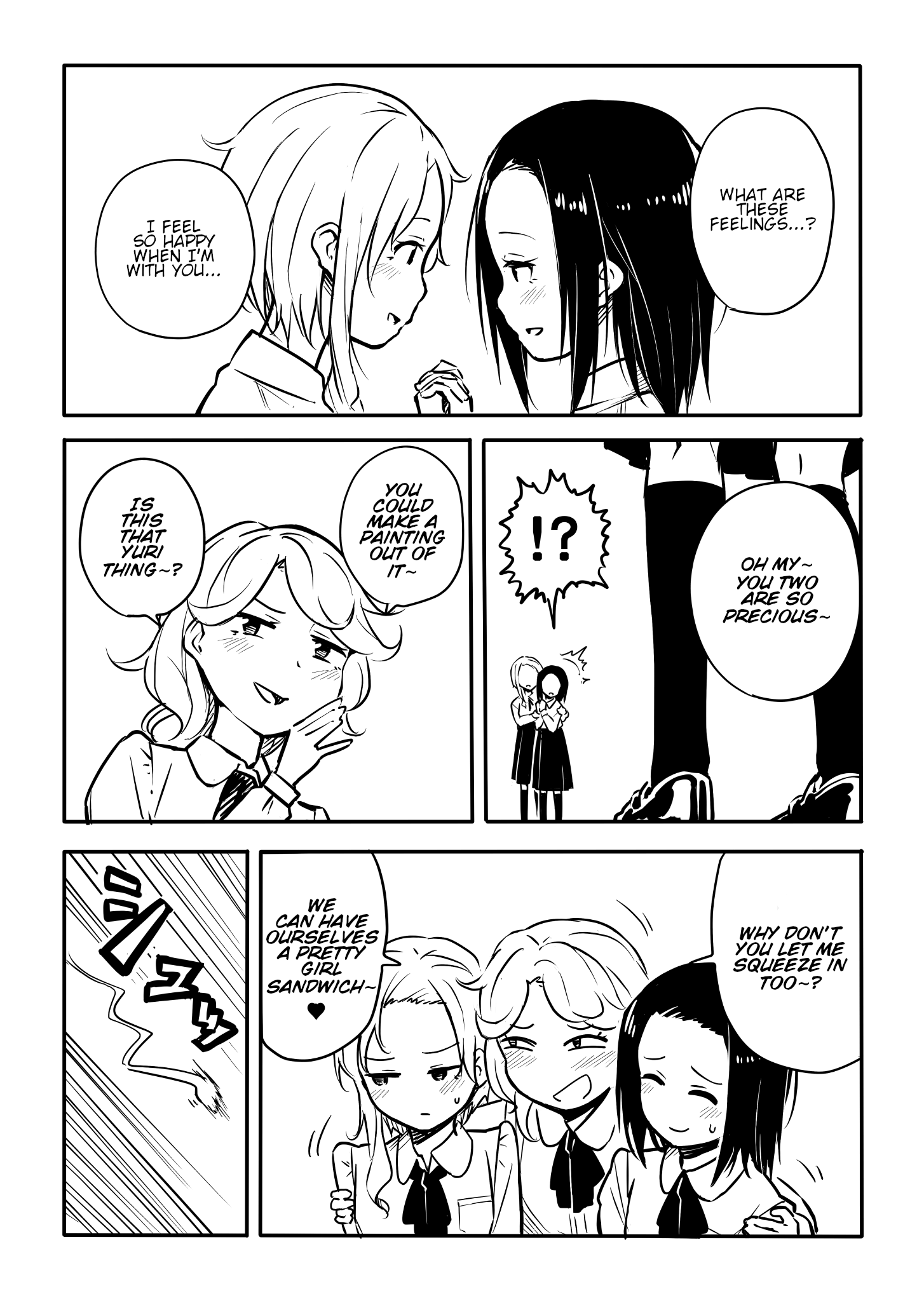 Those Who Try To Squeeze Their Way Inbetween Yuri manga cover
