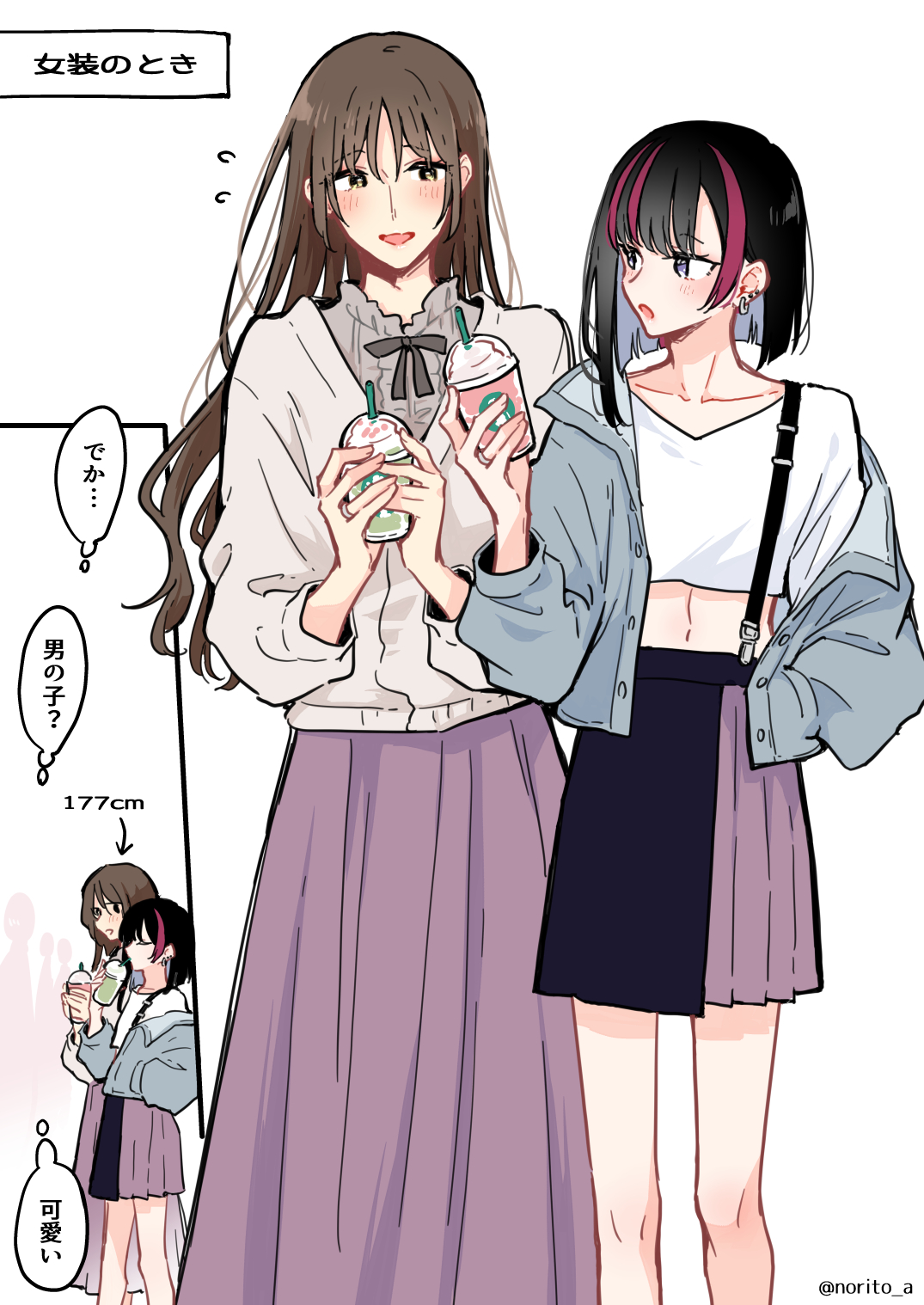 Docchi mo Josou Suru Couple ♂ manga cover