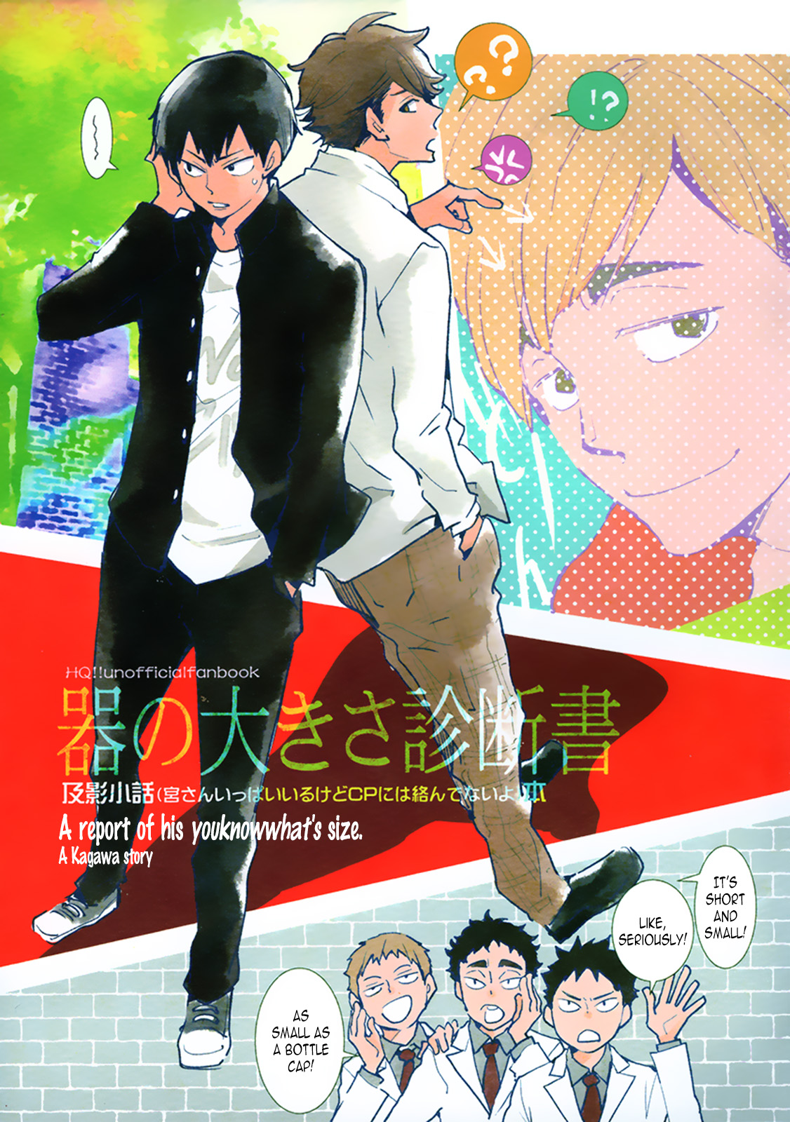 Haikyu!! - Utsuwa no Ookisa Shindansho (Doujinshi) manga cover