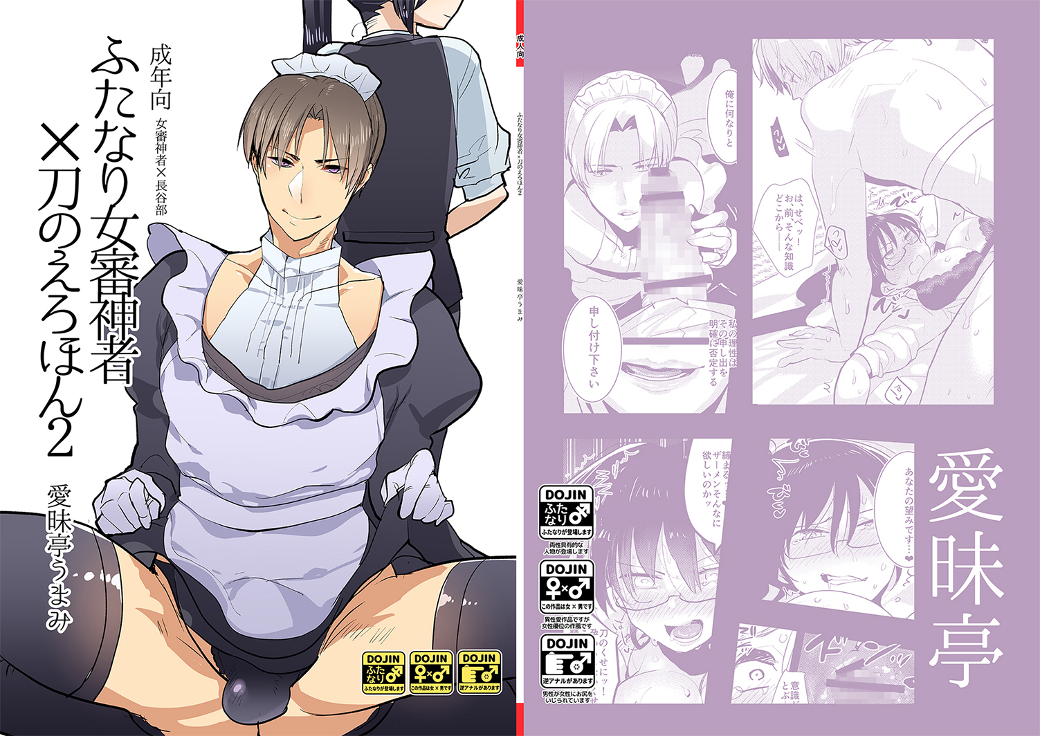 Touken Ranbu - Futanari Onna Saniwa x Katana no Ero Hon 2 (Doujinshi) manga cover