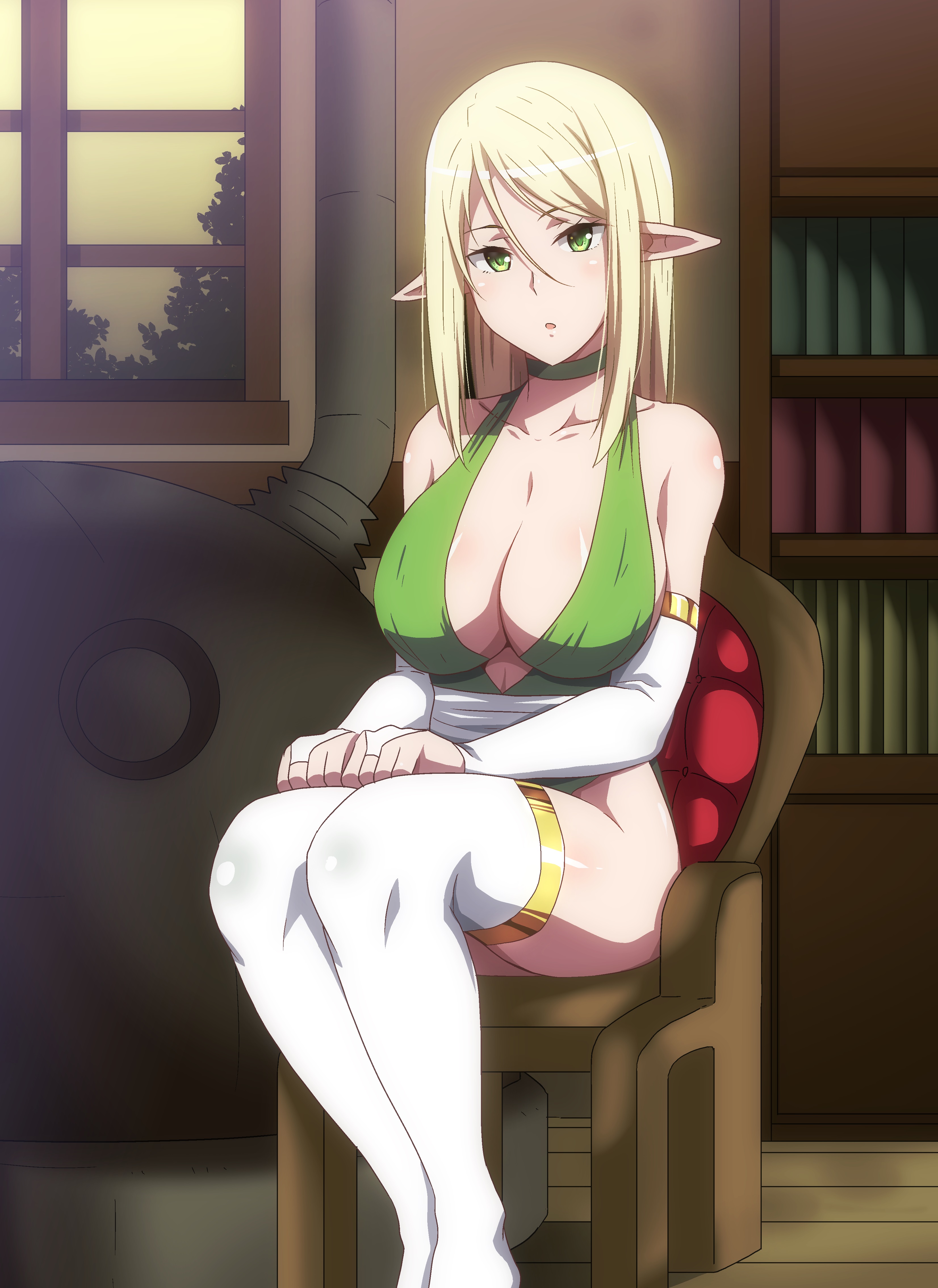 Kyonyuu BIjin Elf ni Isekai Shoukan sareta Ore ga Kyouka Mahou de Cheat Nouryoku Te ni Irete Tekinashi ni Natte Kanojo to Kozukuri Shinagara Tabi o Shiteiru Ken manga cover