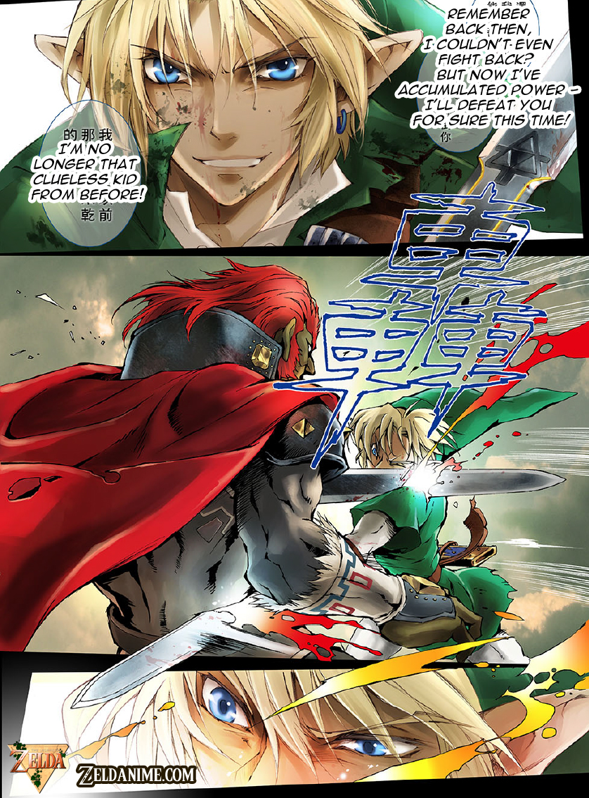 The Legend of Zelda - Ocarina of Time 3D manga cover
