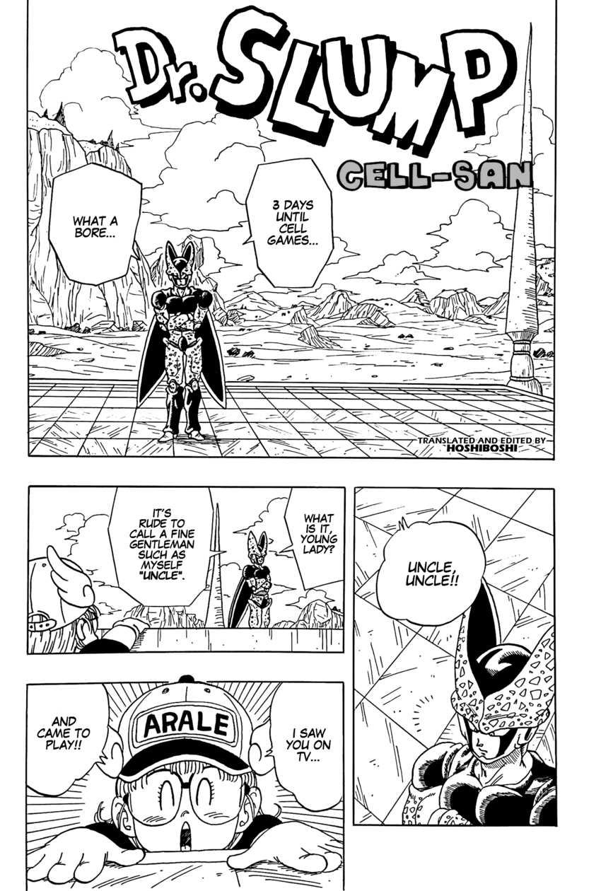 Dr. Slump - Mr. Cell manga cover