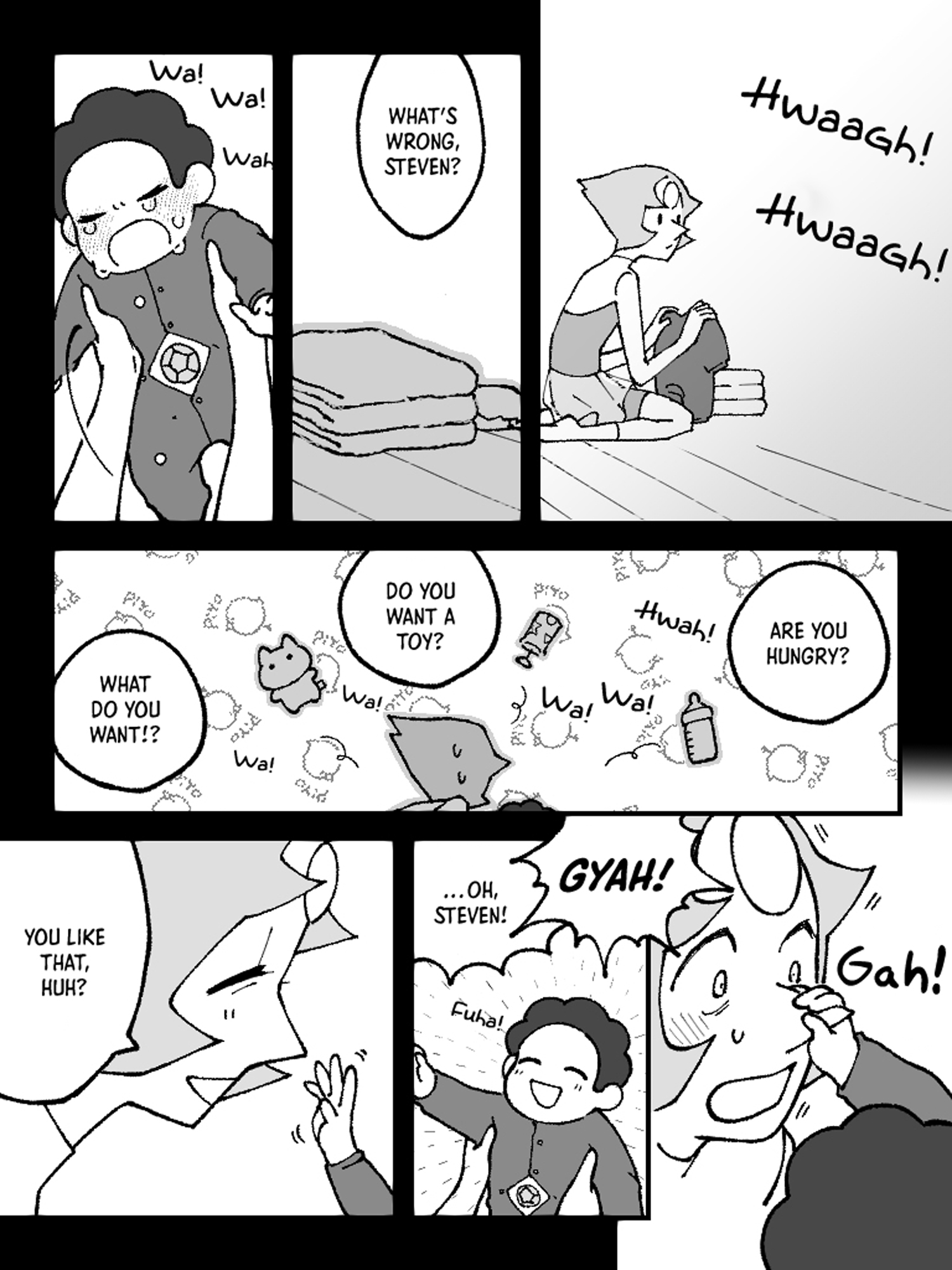Steven Universe - Pearl and Steven (Doujinshi) manga cover