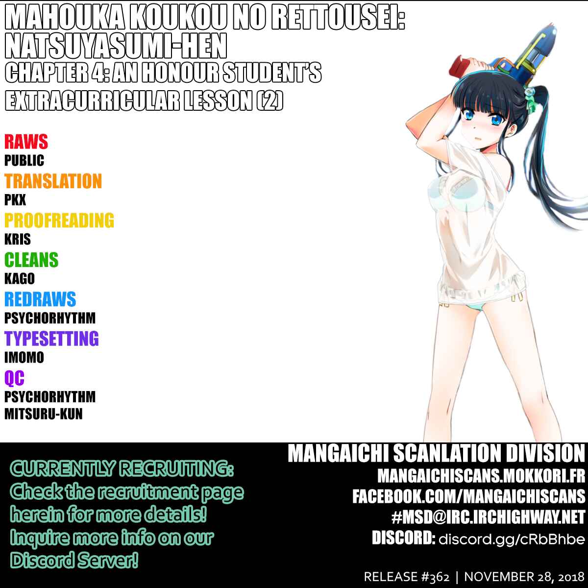 Page 1 Chapter 4 Mahouka Koukou no Rettousei - Natsuyasumi-hen