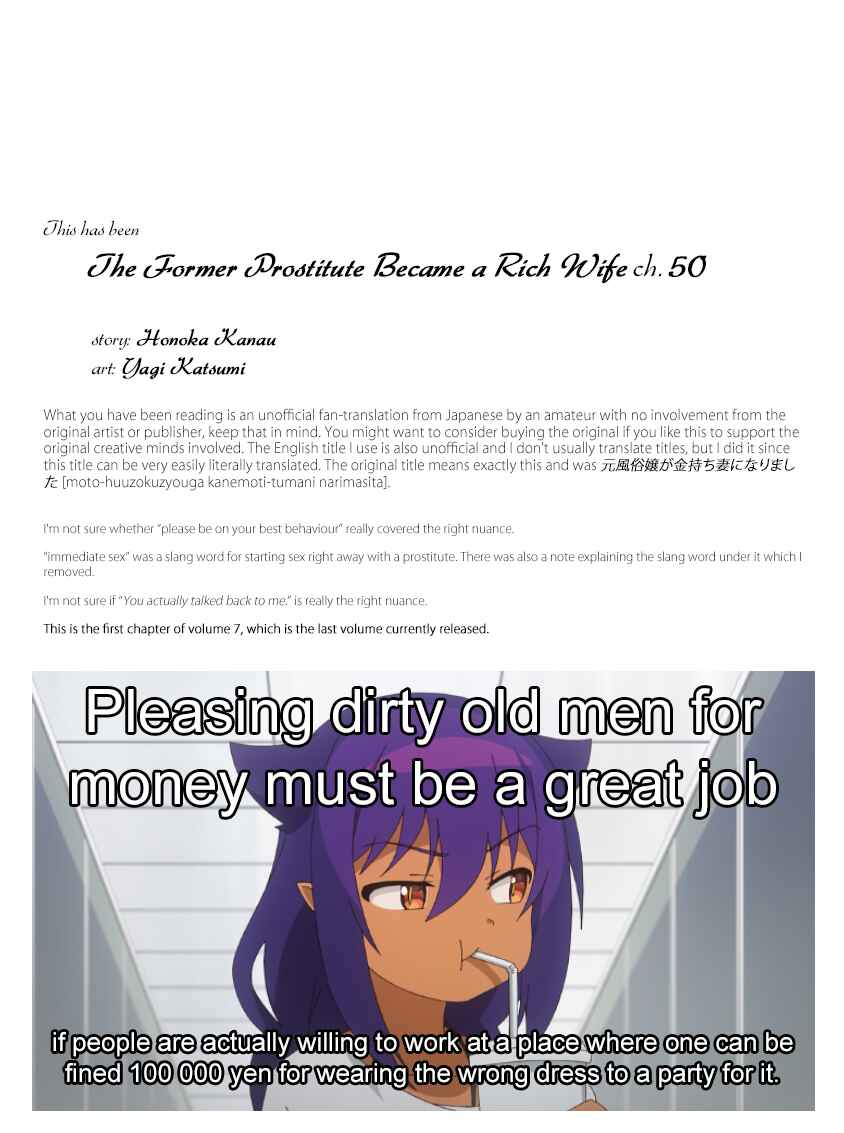 Page 24 Chapter 50 Moto Fuuzokujou ga Kanemochi Tsuma ni Narimashita