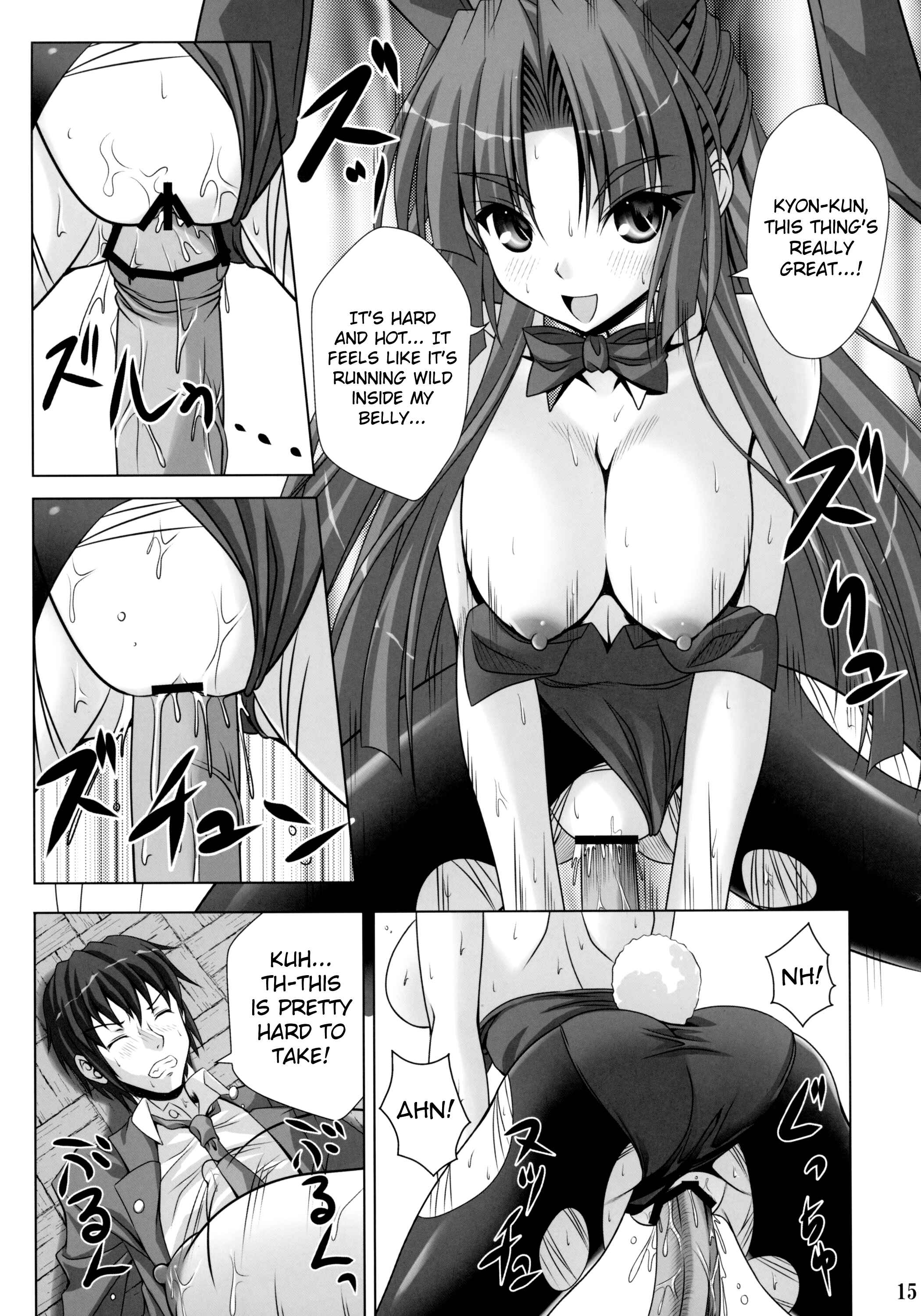Page 14 Chapter Unknown_c498 Suzumiya Haruhi no Yuuutsu - Bunny Blue (Doujinshi)
