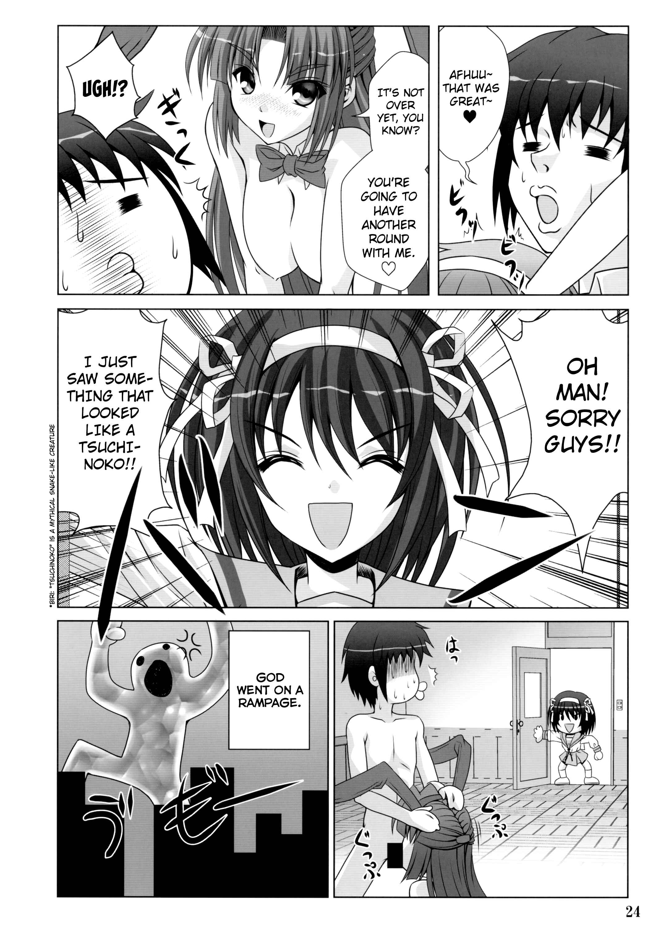 Page 23 Chapter Unknown_c498 Suzumiya Haruhi no Yuuutsu - Bunny Blue (Doujinshi)