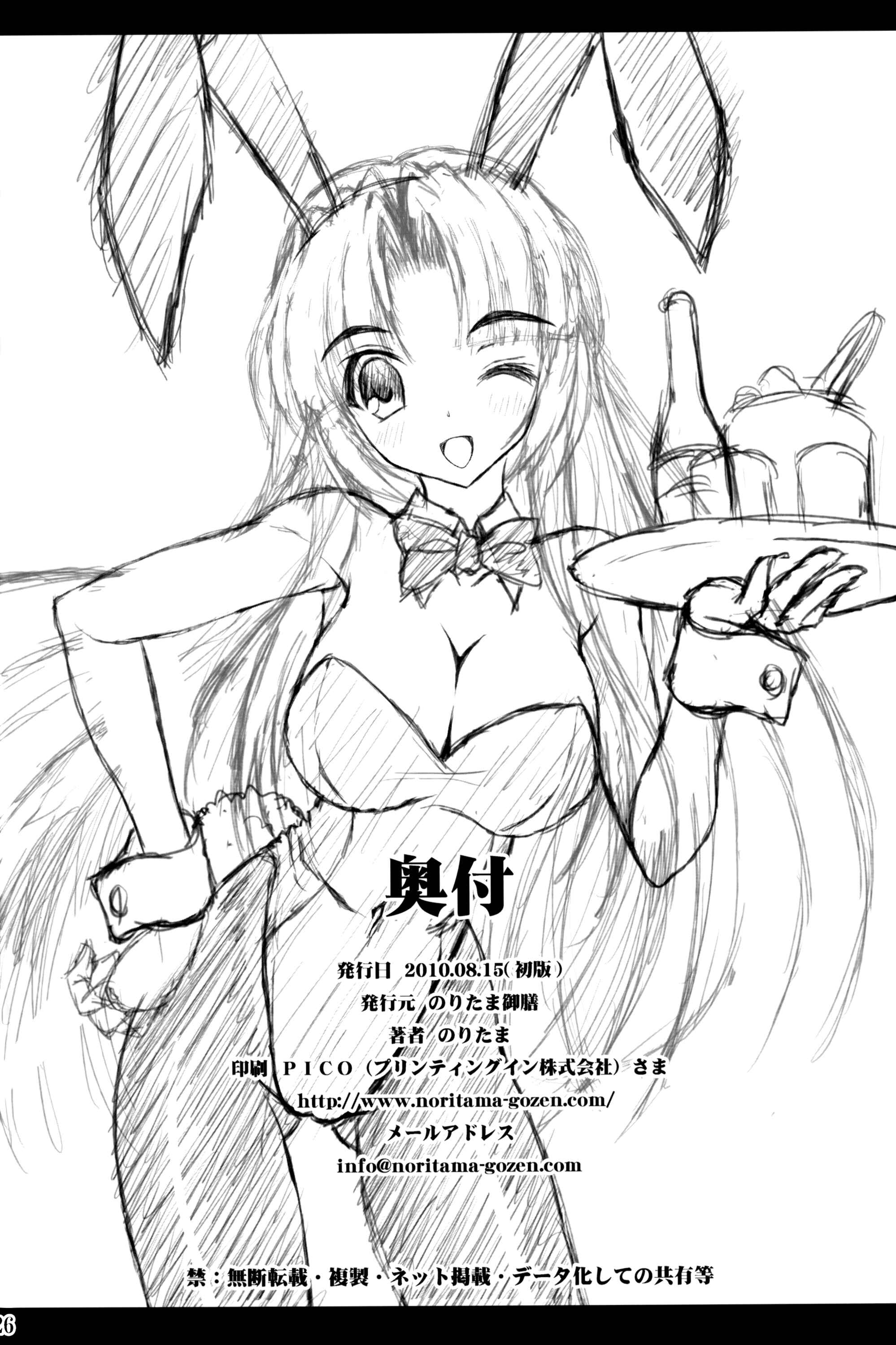 Page 25 Chapter Unknown_c498 Suzumiya Haruhi no Yuuutsu - Bunny Blue (Doujinshi)