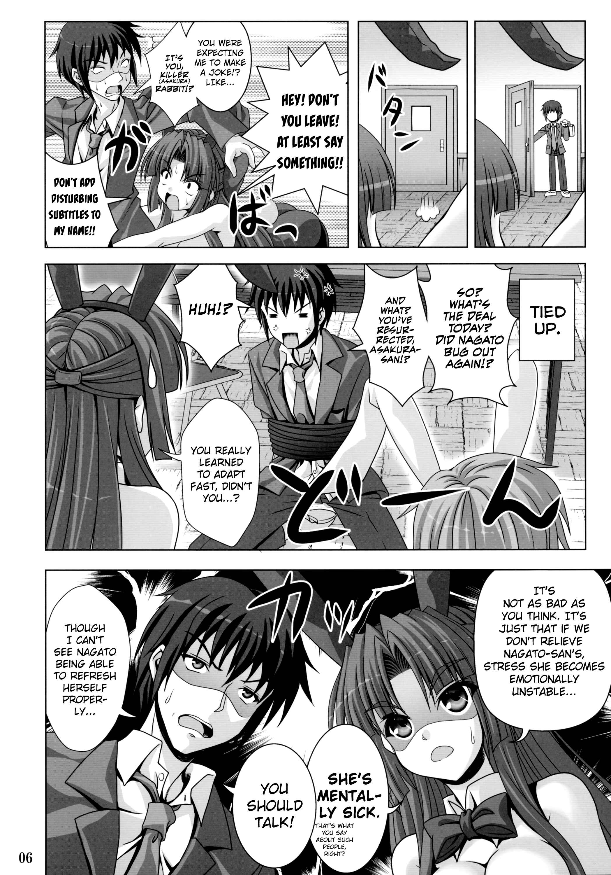 Page 5 Chapter Unknown_c498 Suzumiya Haruhi no Yuuutsu - Bunny Blue (Doujinshi)