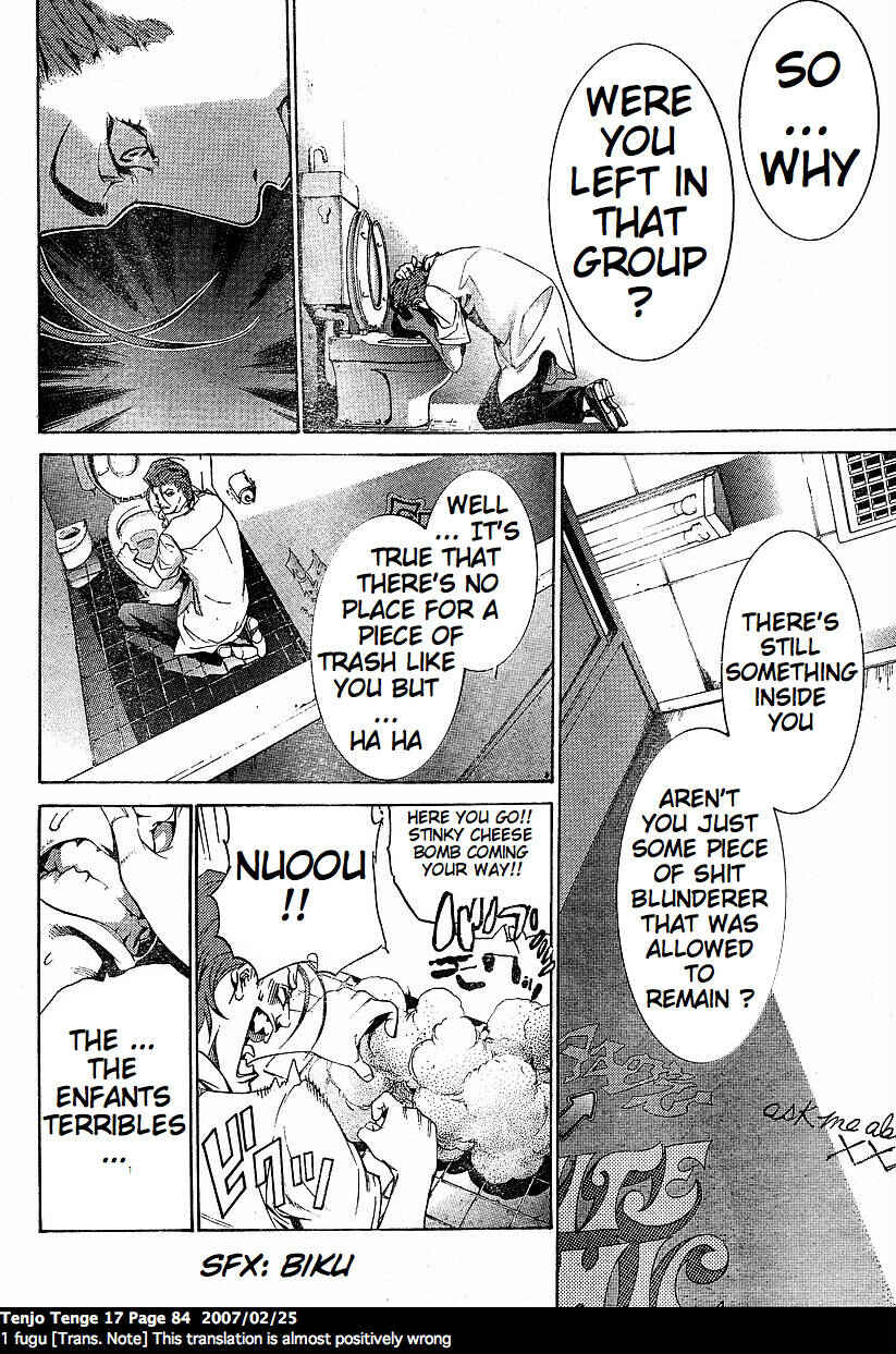 Page 20 Chapter 102 Tenjou Tenge