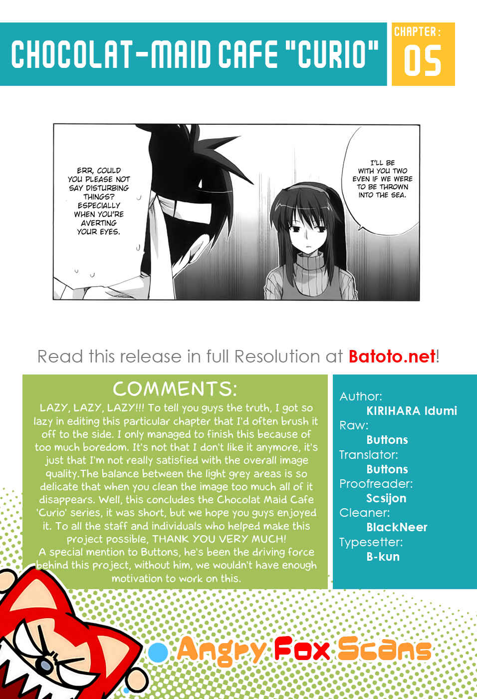 Page 31 Chapter 5 Chocolate - Maid Cafe