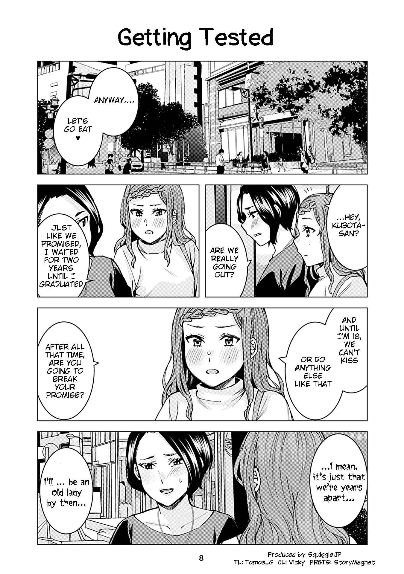 Page 1 Chapter 244 Kusanagi-sensei Is Being Tested