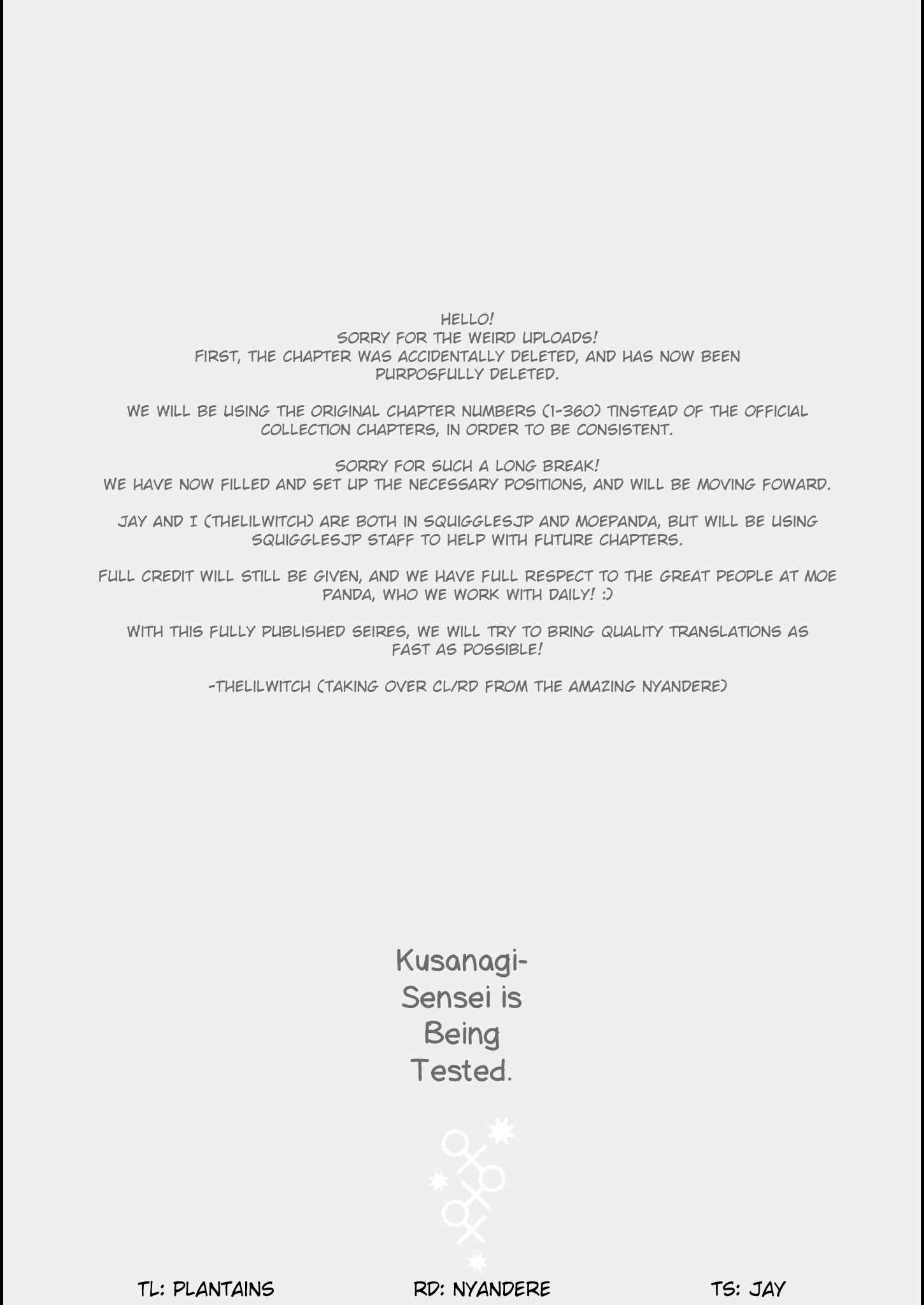 Page 3 Chapter 120 Kusanagi-sensei Is Being Tested