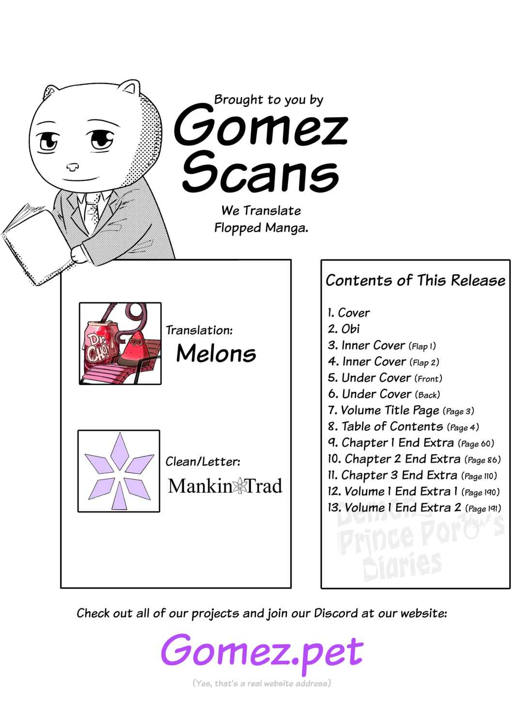 Page 1 Chapter 7.5 Demon Prince Poros Diaries