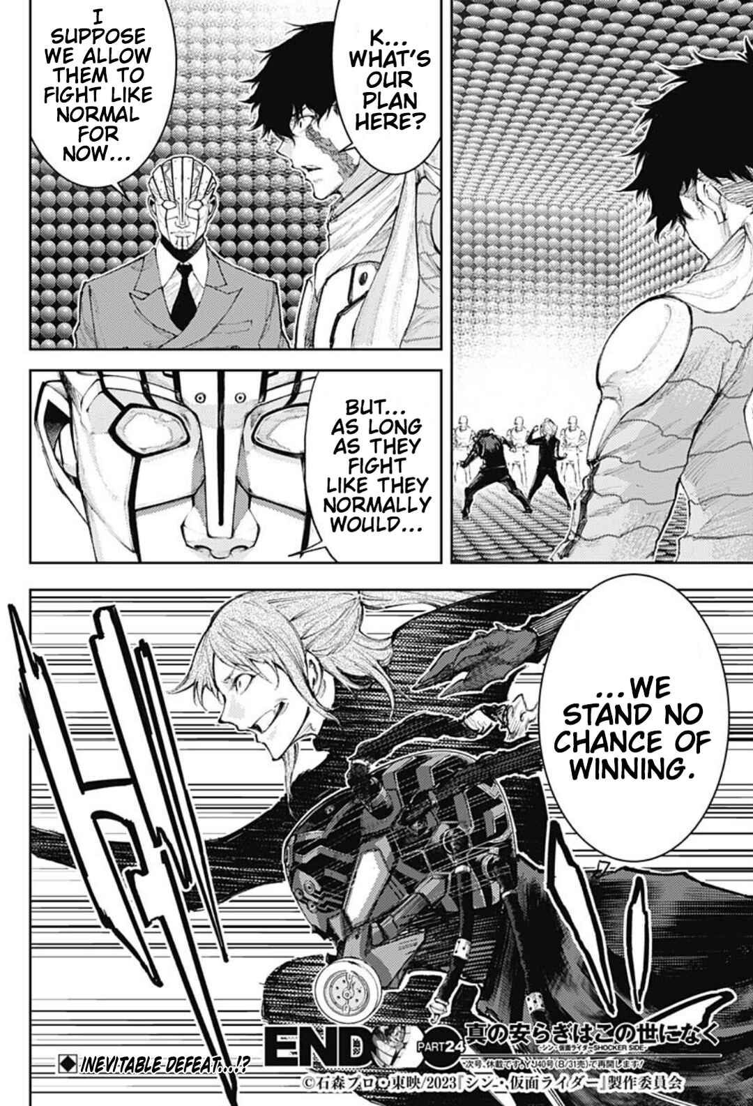 Page 18 Chapter 24 There is No True Peace in this World -Shin Kamen Rider Shocker Side-