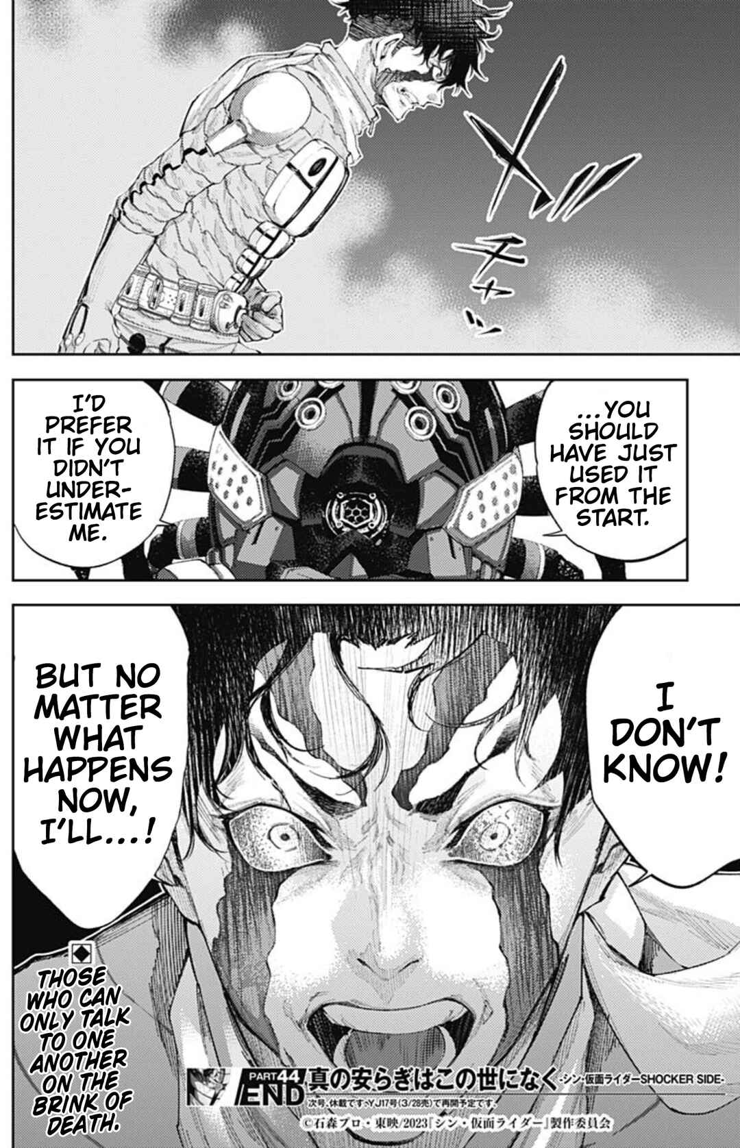 Page 19 Chapter 44 There is No True Peace in this World -Shin Kamen Rider Shocker Side-