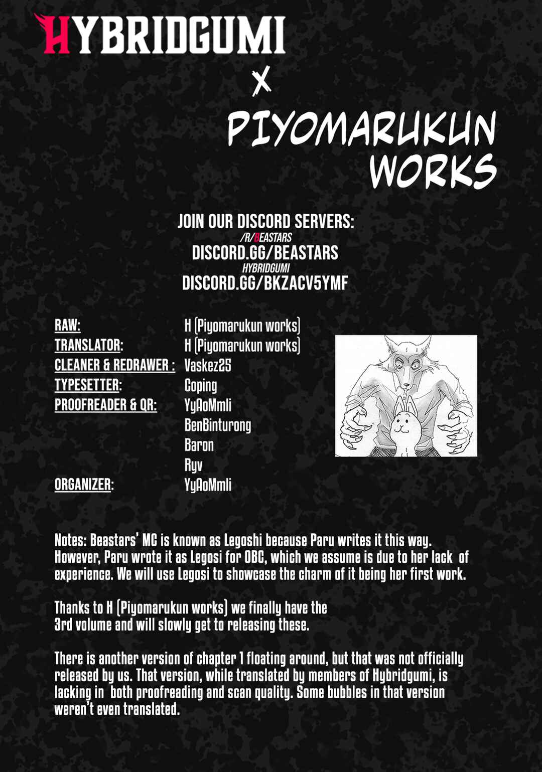 Page 22 Chapter 1 Beastars - Beast Complex (Doujinshi)