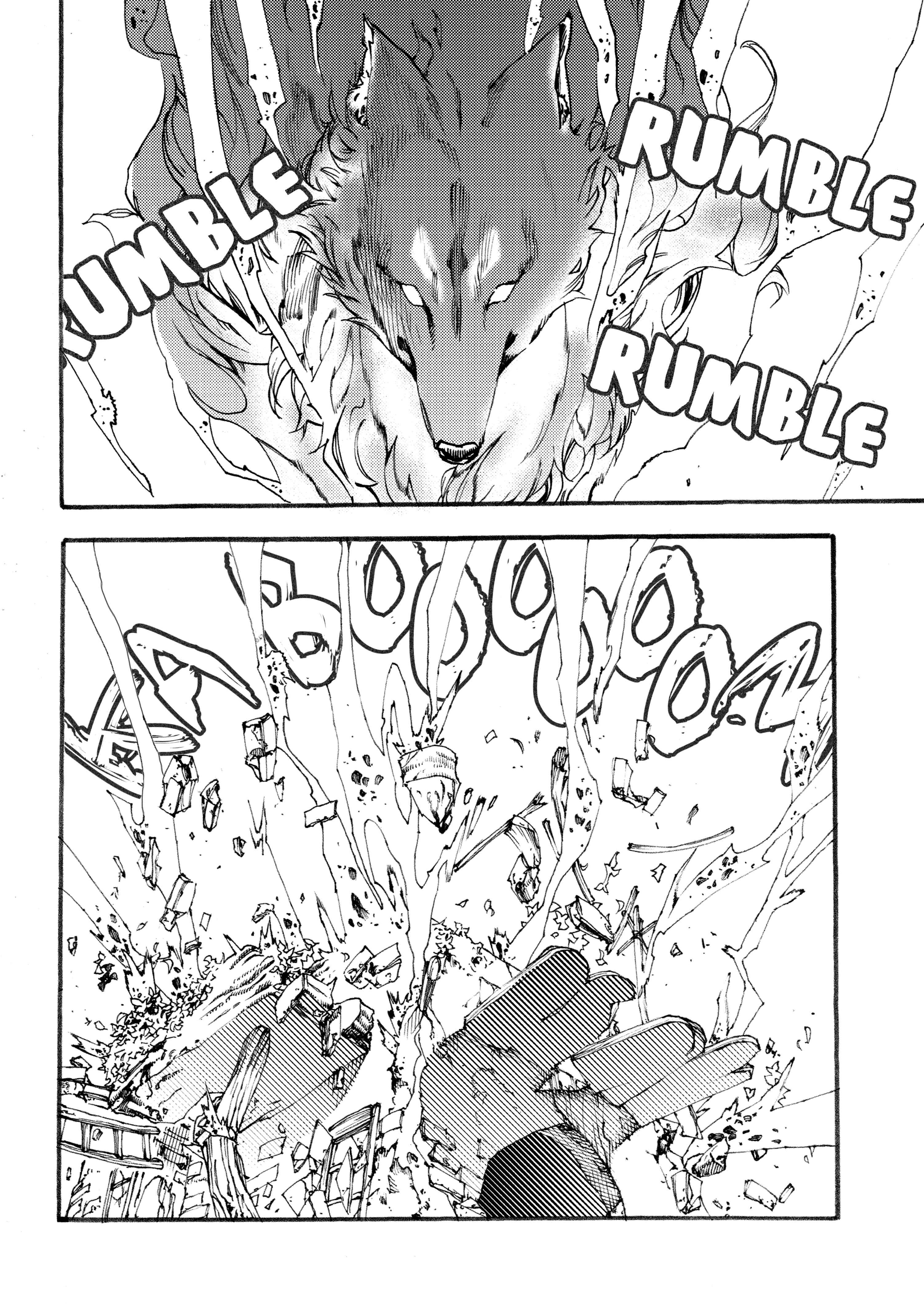 Page 3 Chapter 4.2 Fenrir Kaa-san to attaka Gohan@COMIC