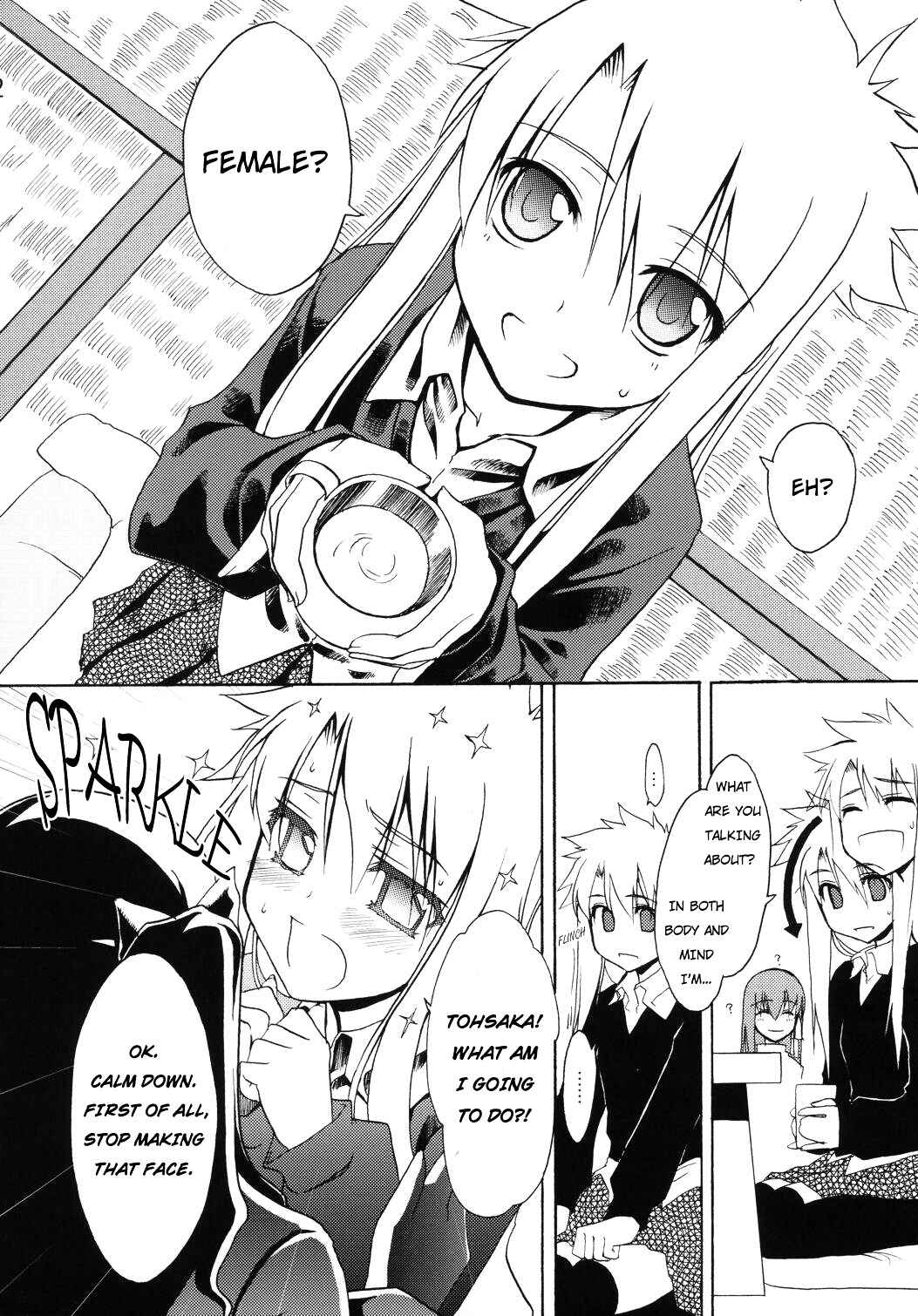 Page 9 Chapter Unknown_b924 Fate/hollow ataraxia - Plus-ko - Shiro-ko & Archer(?) + Archerko OMAKE (Doujinshi)