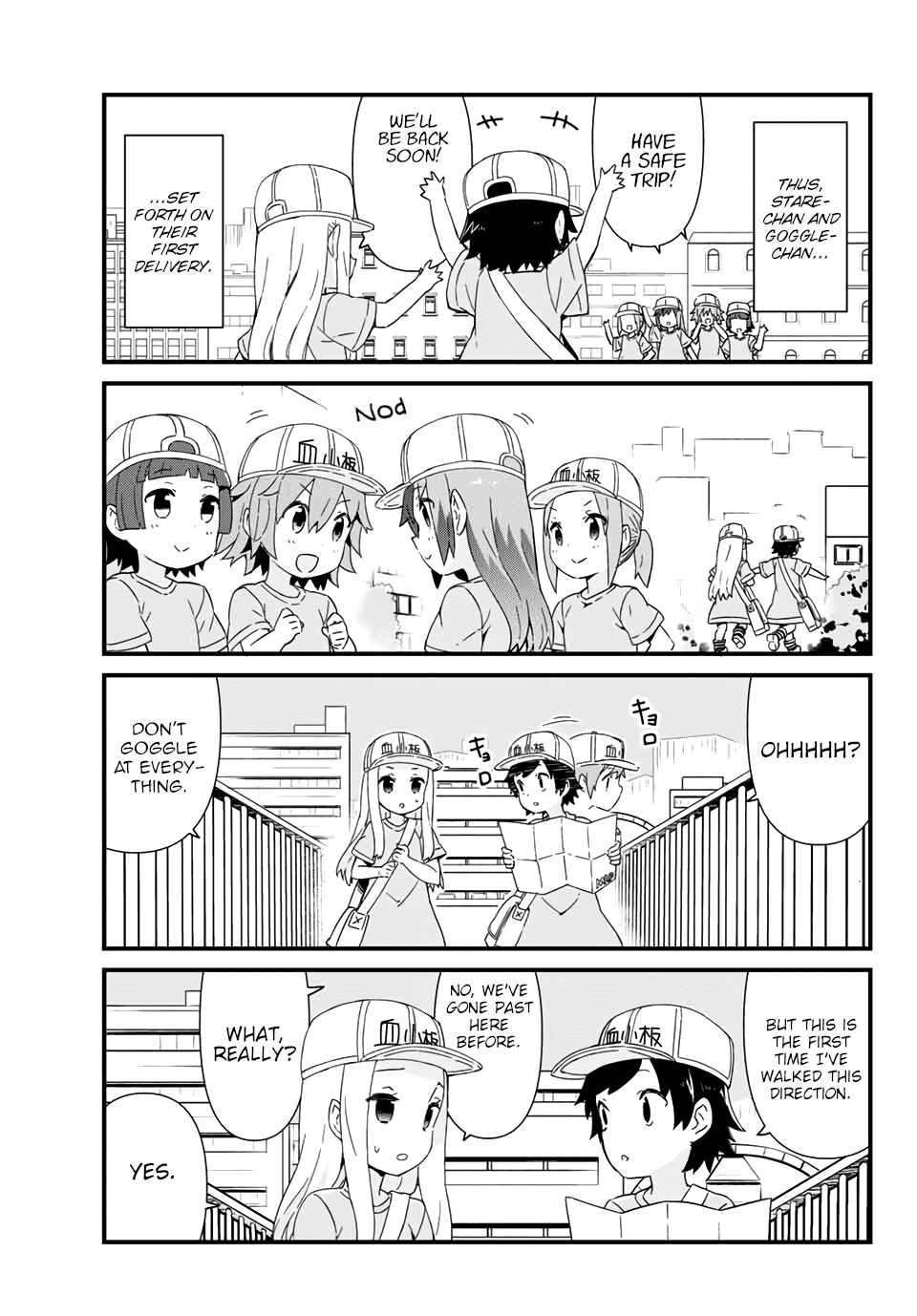 Page 3 Chapter 6 Hataraku Kesshouban-chan