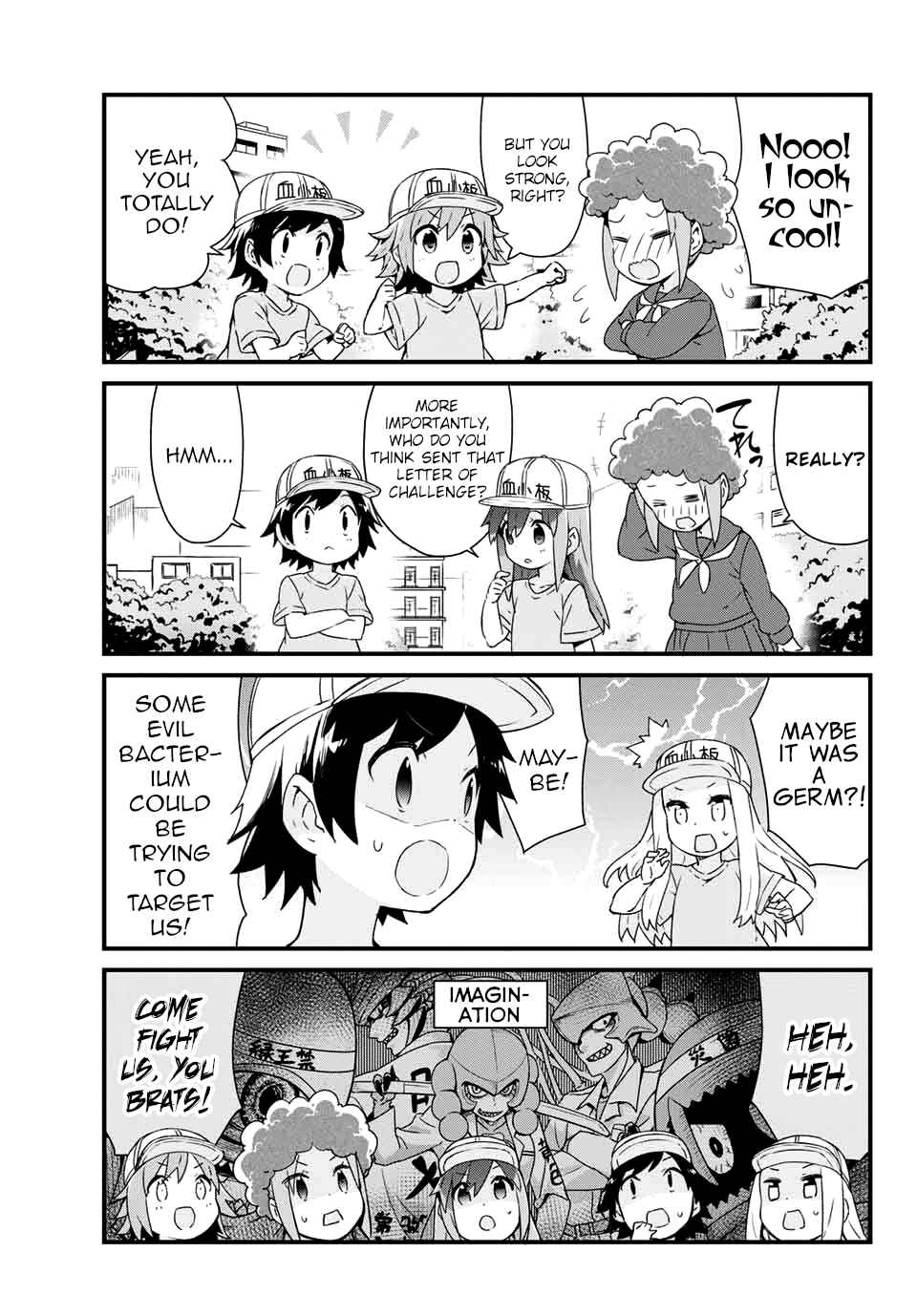 Page 3 Chapter 5 Hataraku Kesshouban-chan