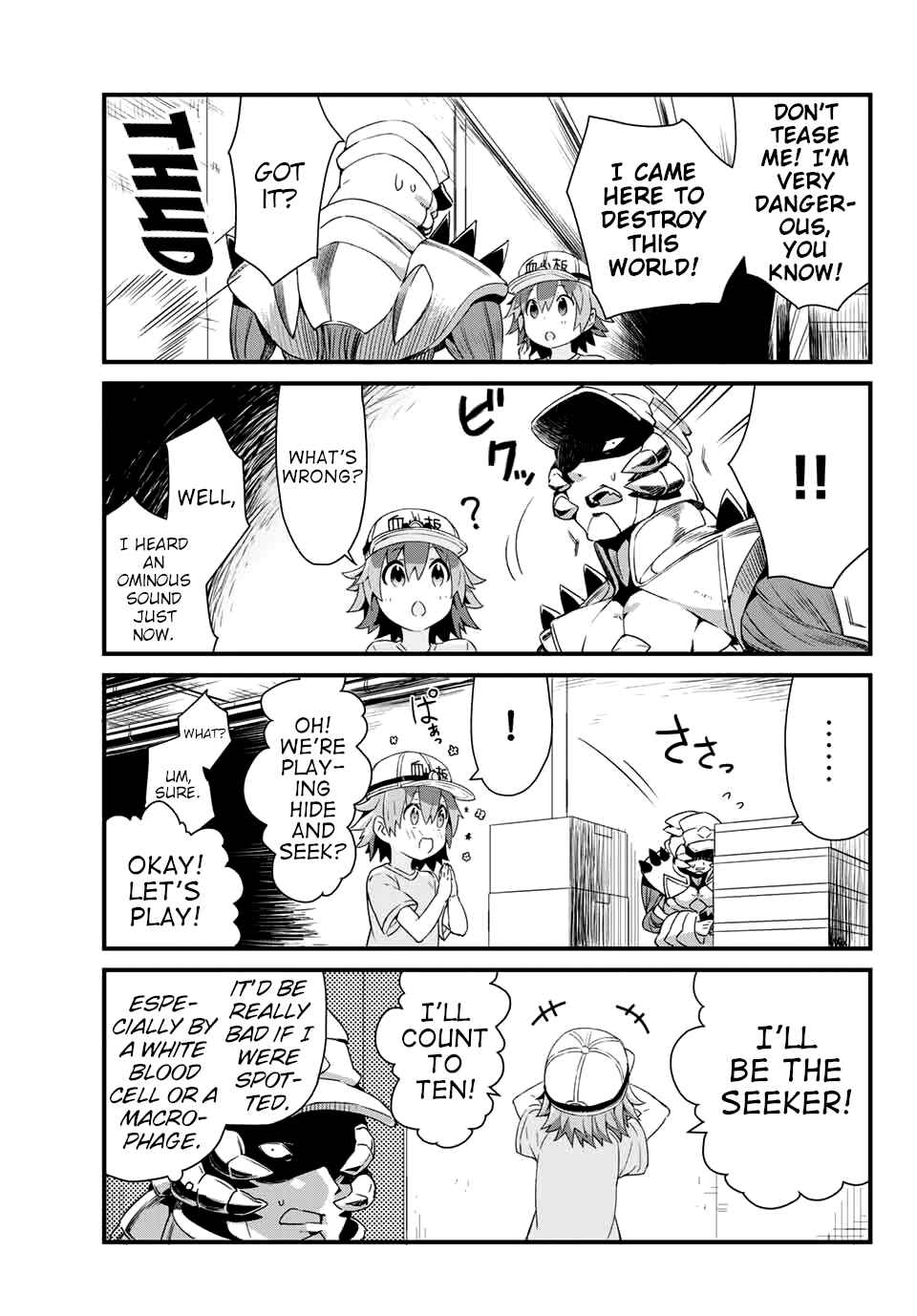 Page 13 Chapter 3 Hataraku Kesshouban-chan
