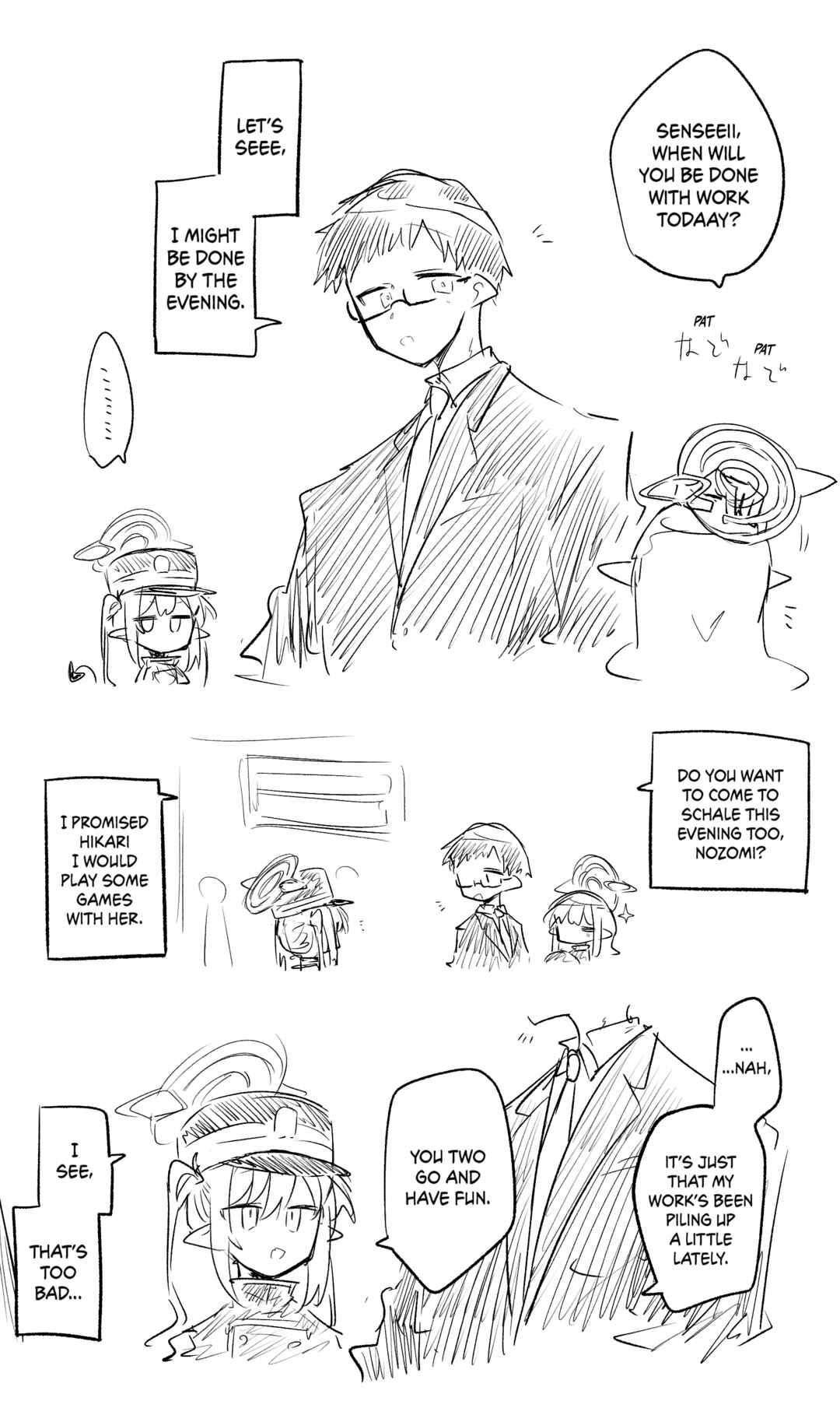Page 1 Chapter 104 Blue Archive - nekkos Twitter/Pixiv Content (Doujinshi)
