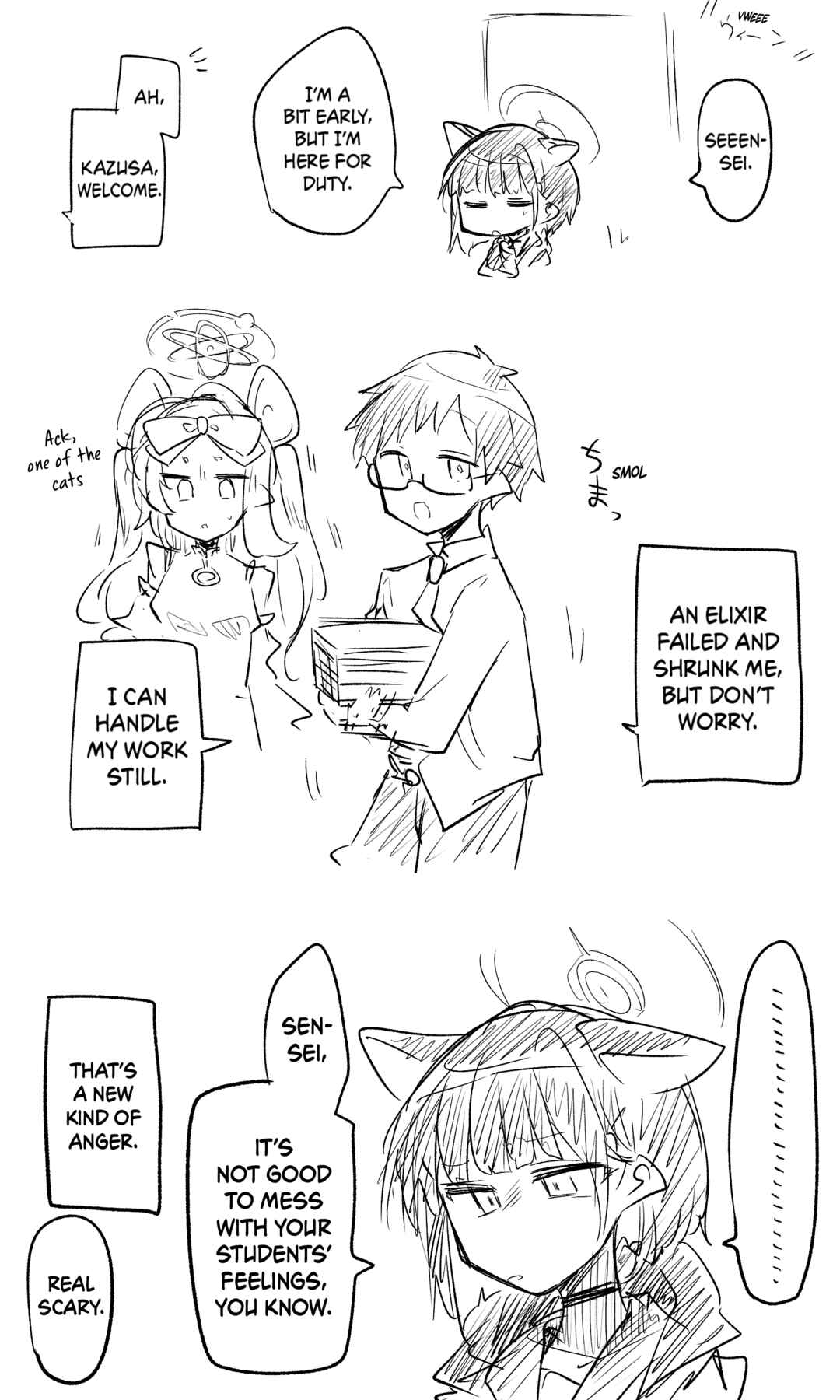 Page 1 Chapter 108 Blue Archive - nekkos Twitter/Pixiv Content (Doujinshi)